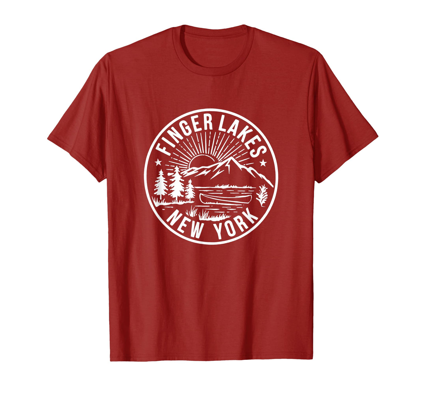 Finger Lakes New York Vintage Lake Life T-Shirt