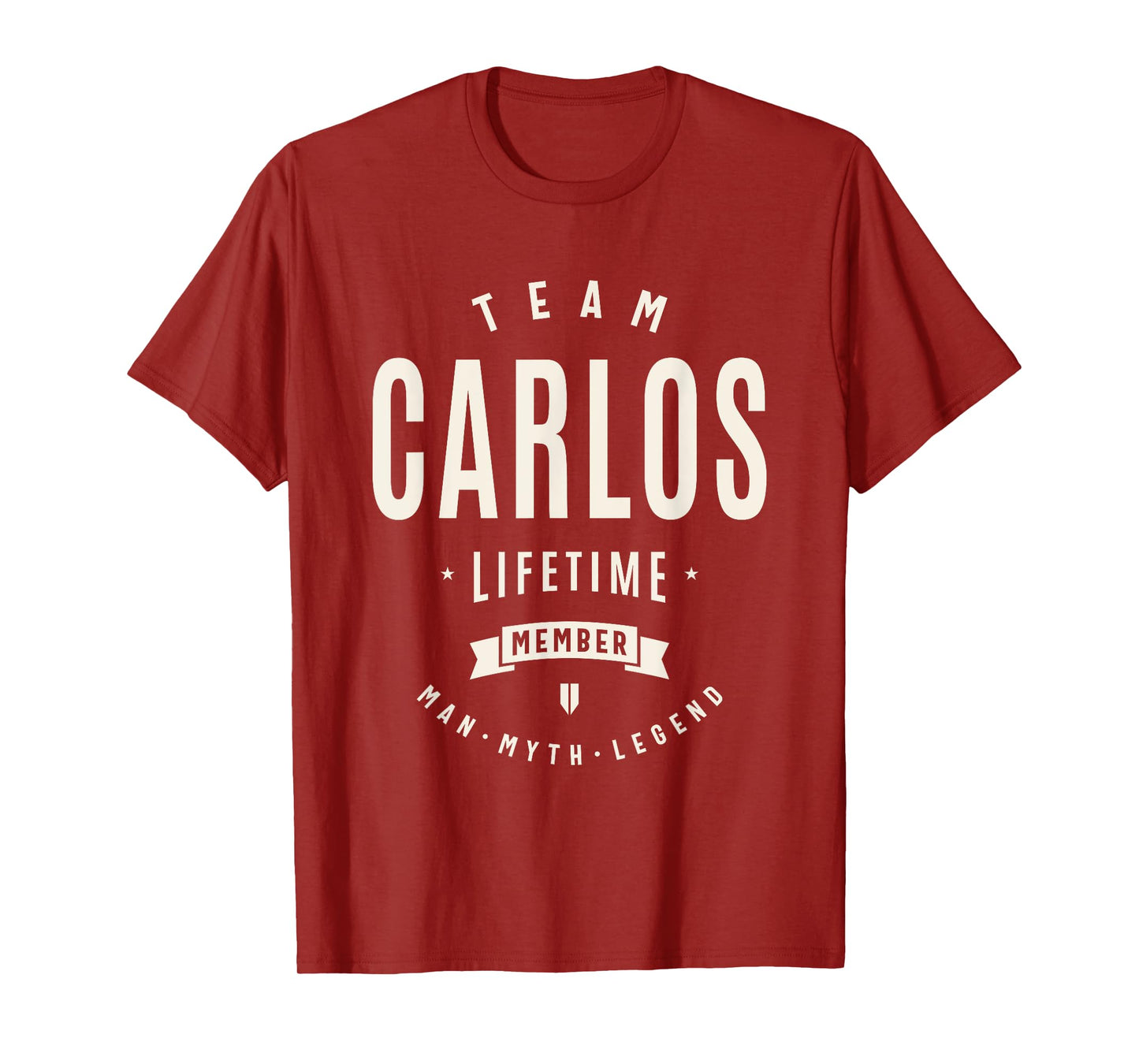 Team Carlos Lifetime Member Funny Name Carlos T-Shirt
