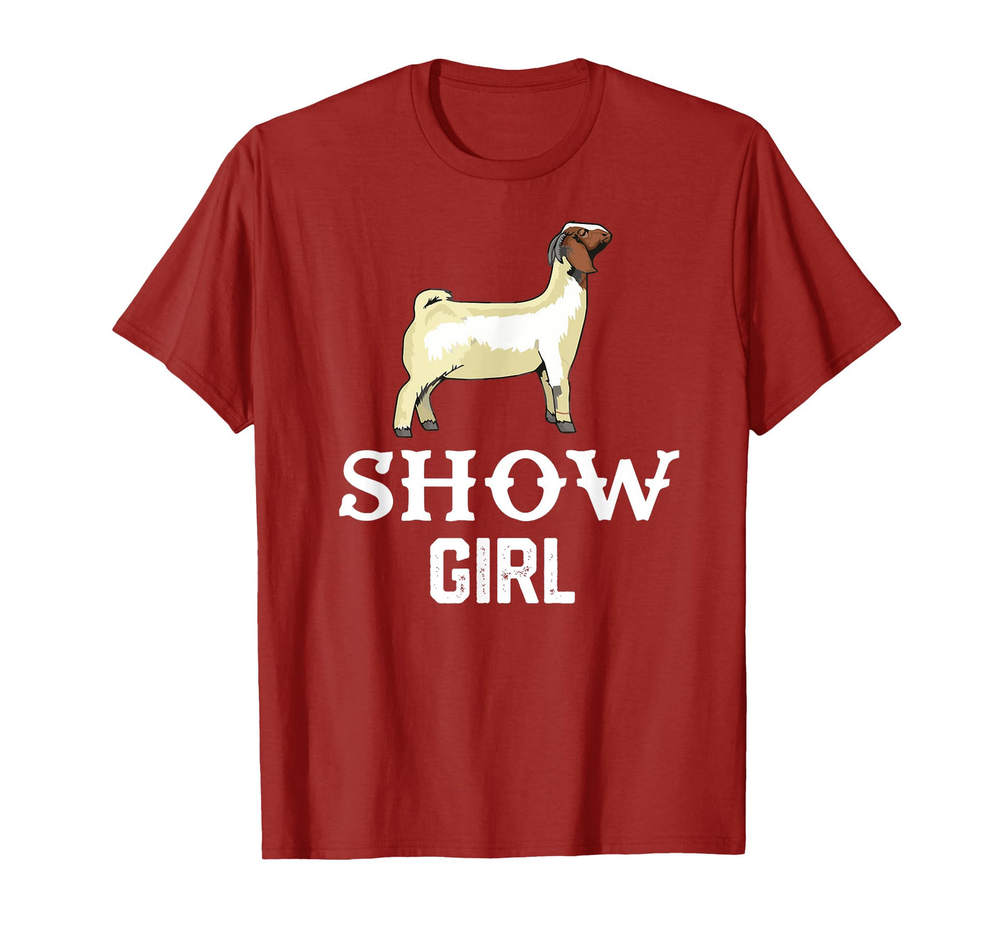 Show Boer Goat girl T-Shirt