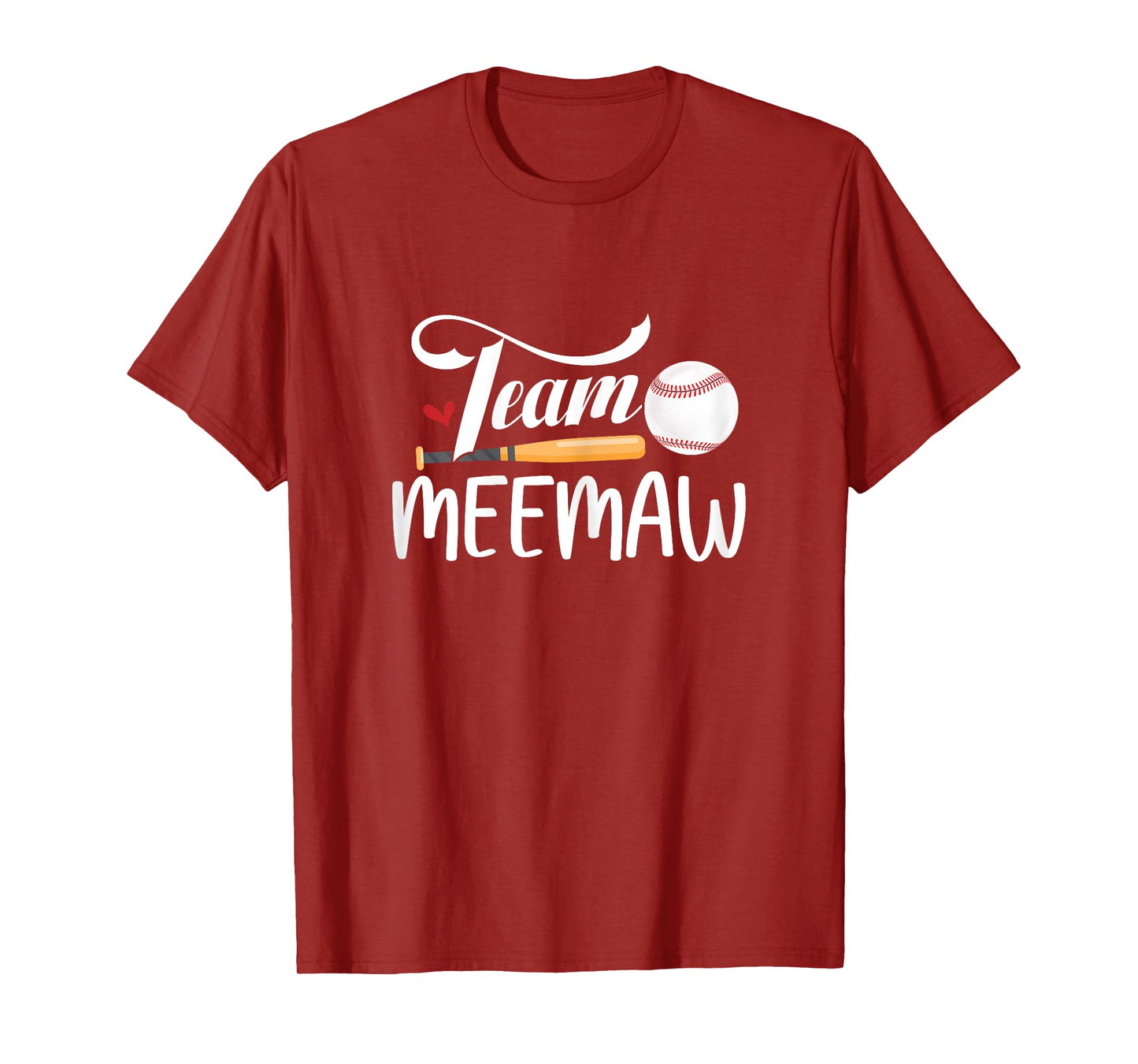 Team Meemaw Baseball Meemaw Life Mother's Day Sport Lovers T-Shirt