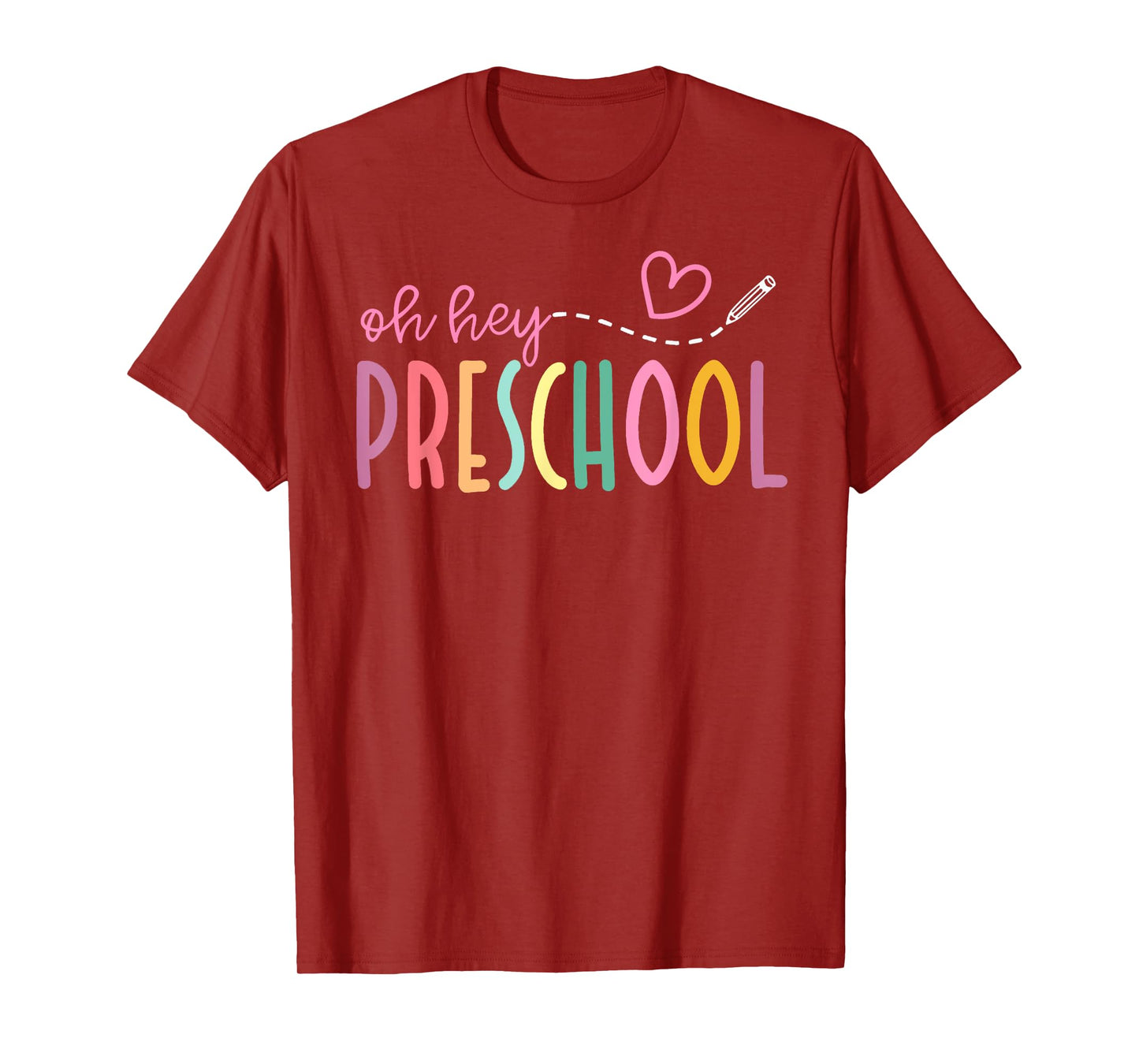 Oh Hey Preschool Welcome Back To School Teacher Student Kids T-Shirt