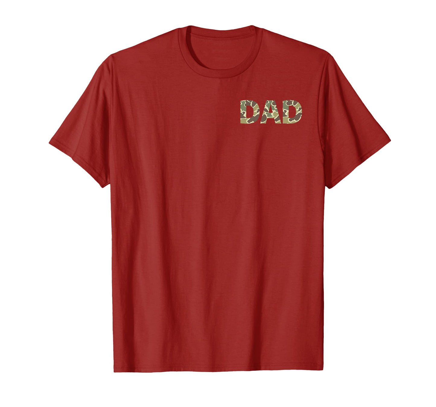 Camo Dad Pocket Size Old School Camo Dad Life Father's Day T-Shirt