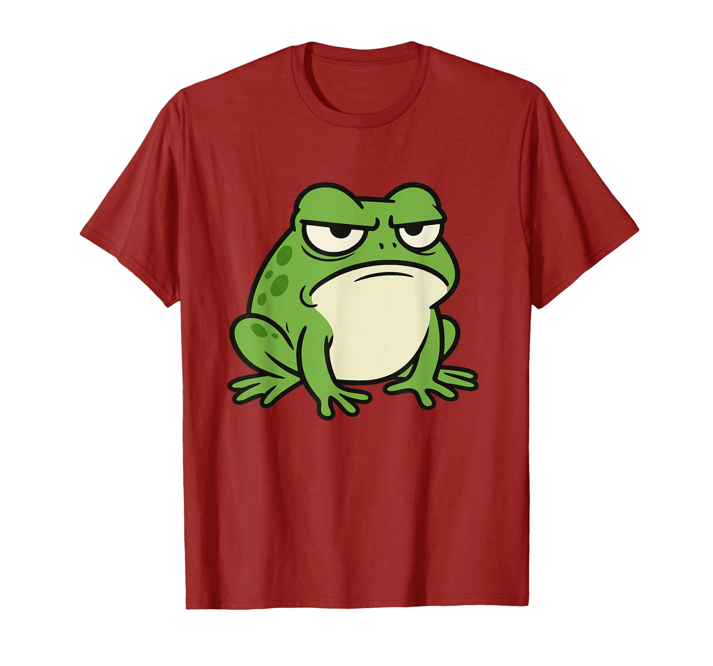 Funny Grumpy Frog Toad Animal Design Gift for Men Women Kids T-Shirt