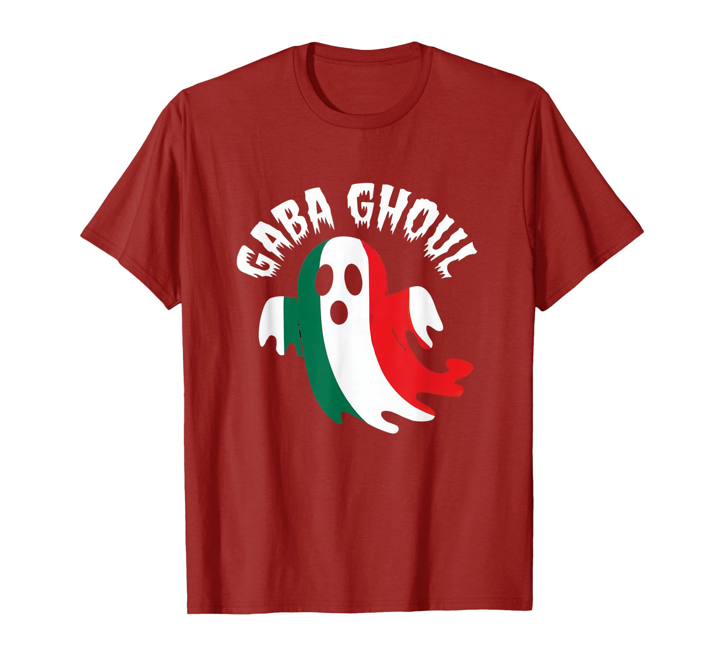 Halloween Gaba Ghoul Ghost Funny Italian Gabagool Pun T-Shirt