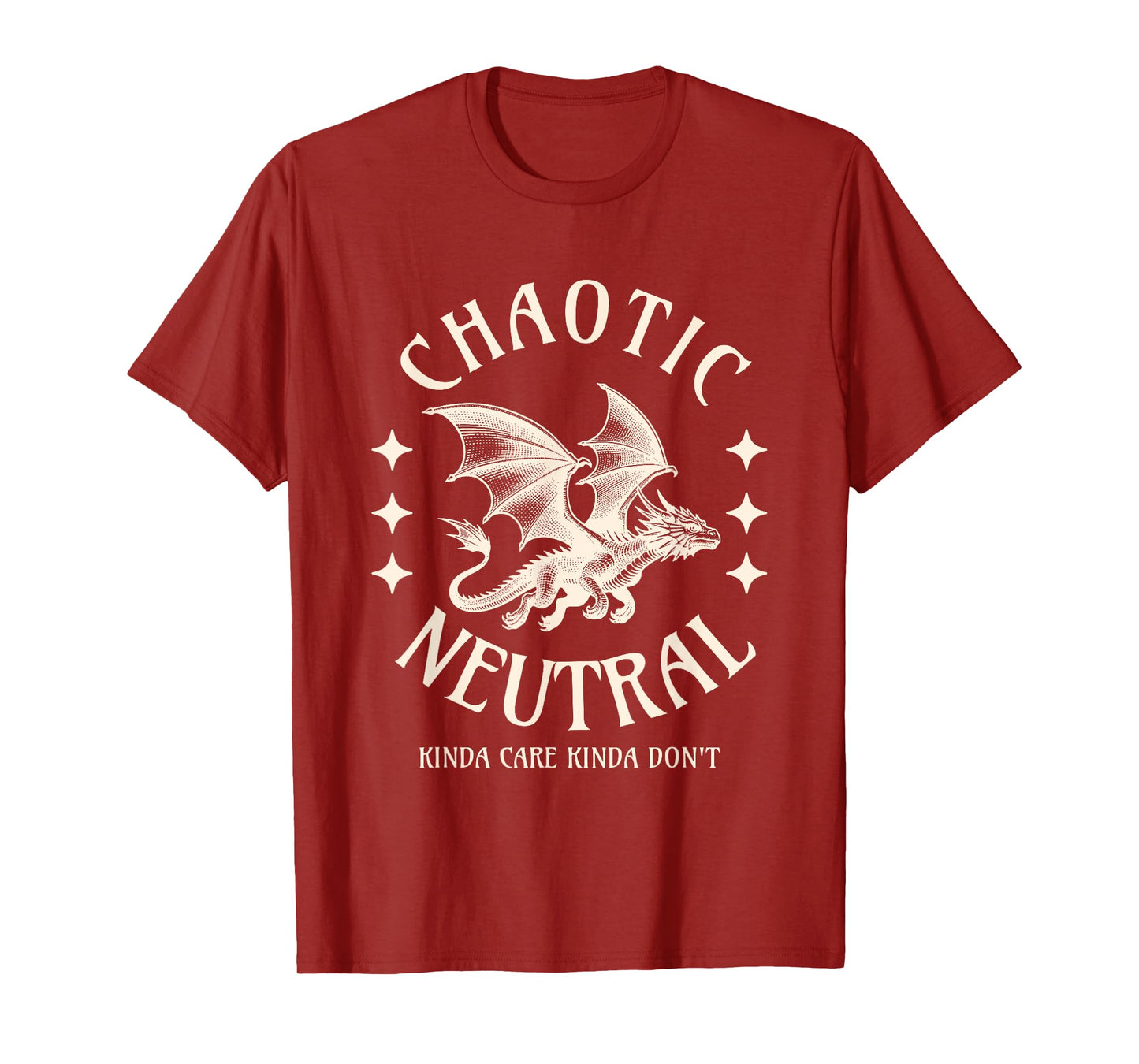 Chaotic Neutral Alignment Funny Roleplaying Character T-Shirt