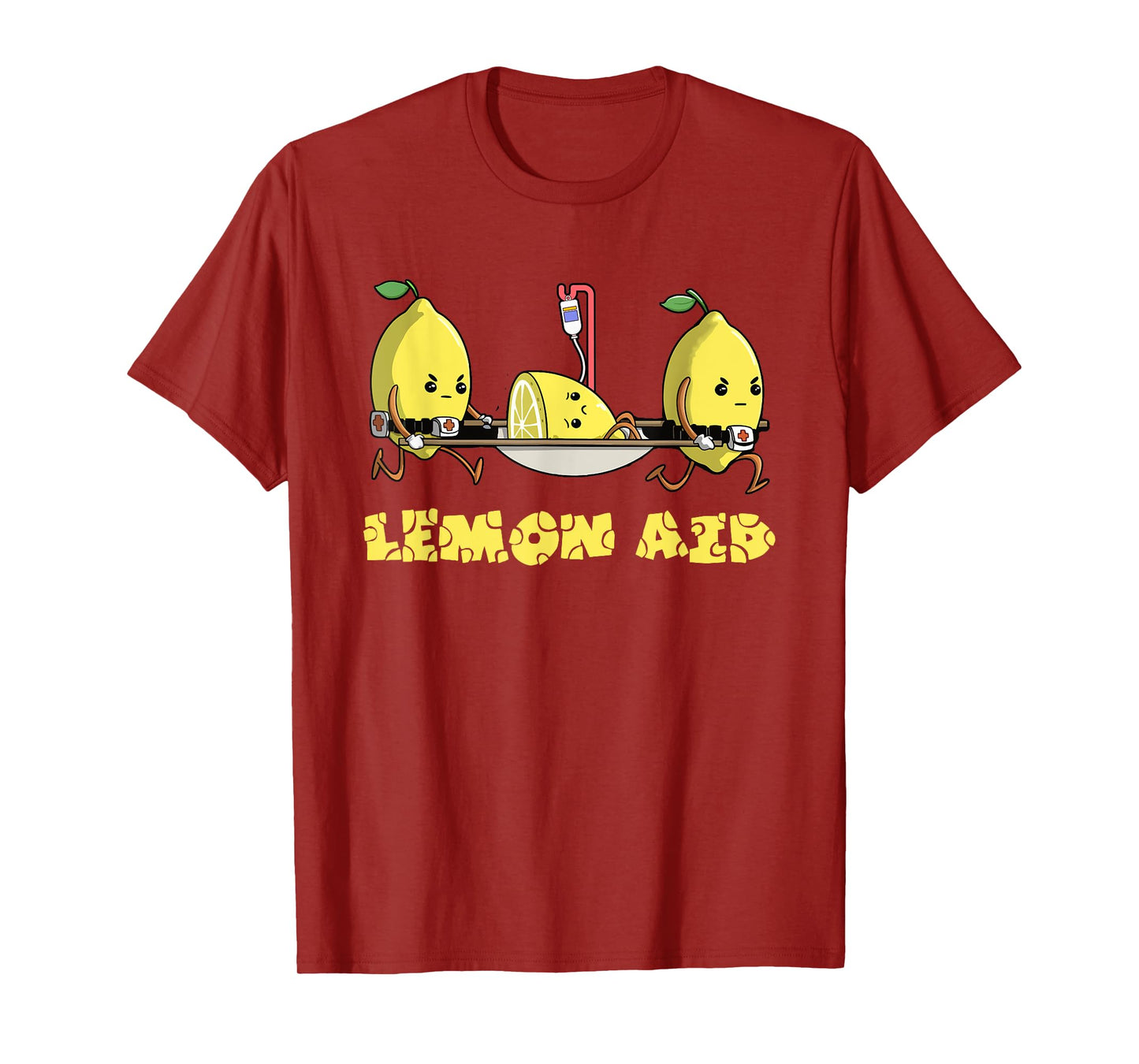 Lemon Aid Funny Lemonade Funny Lemons Meme Graphic Humorous T-Shirt