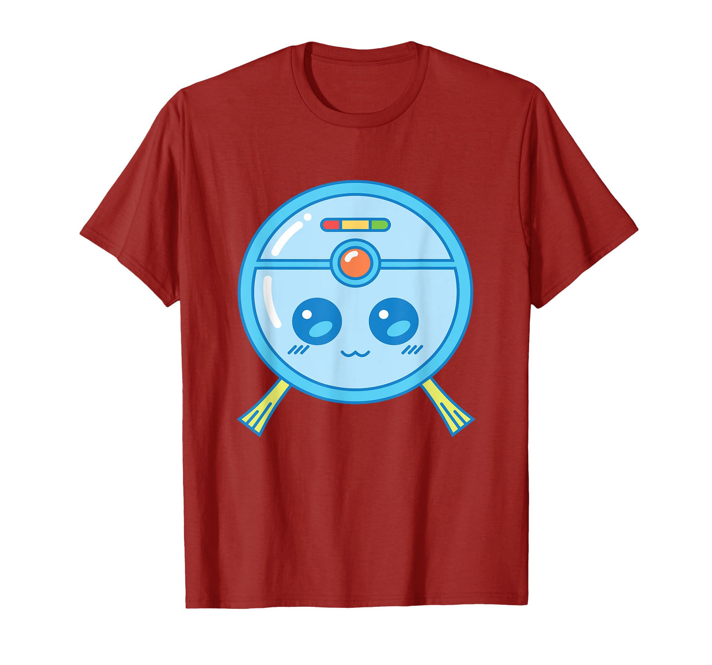 Cute Robot Vacuum Cleaner Cleaning Kawaii Kids T-Shirt