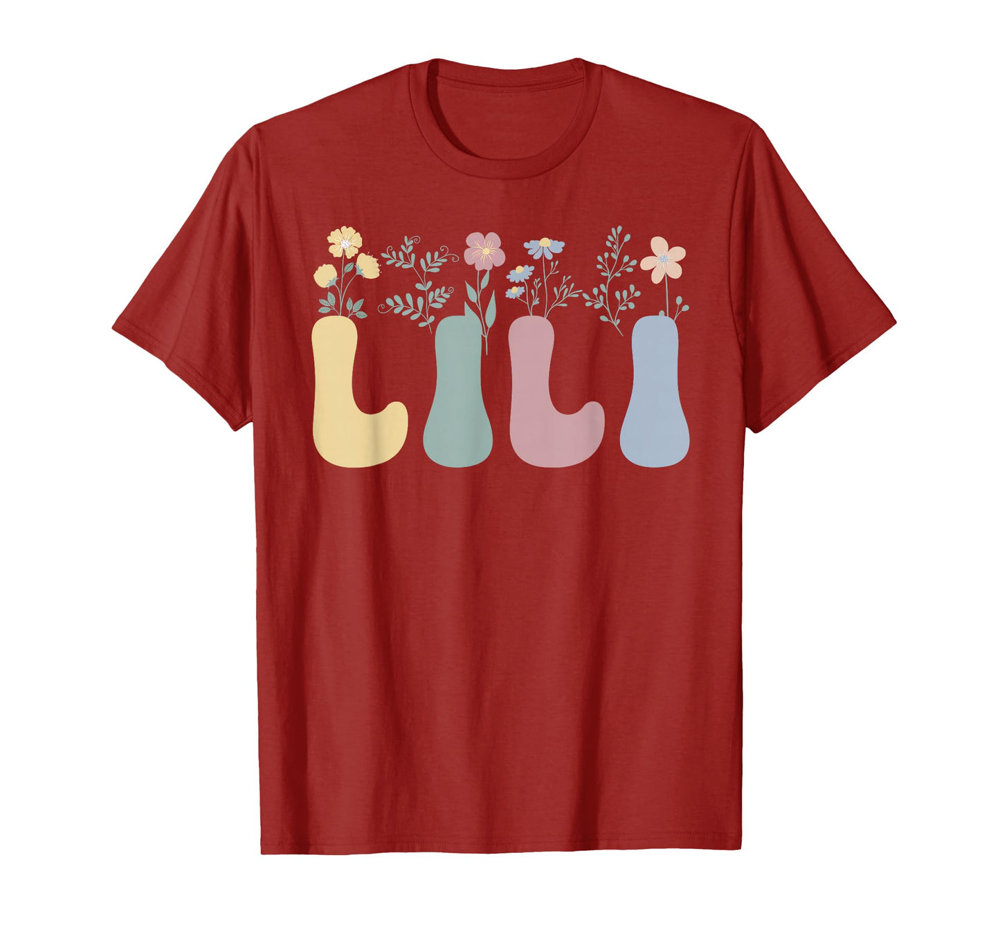 Lili Flowers Lili Grandmother Lili Grandma T-Shirt