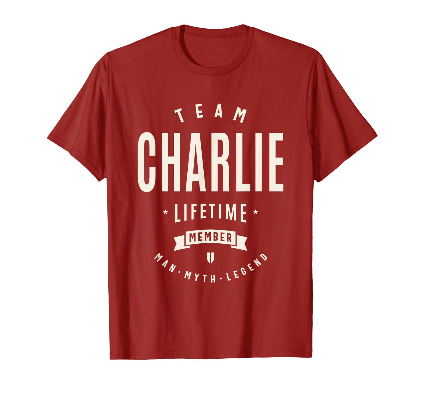 Team Charlie Lifetime Member Funny Name Charlie T-Shirt