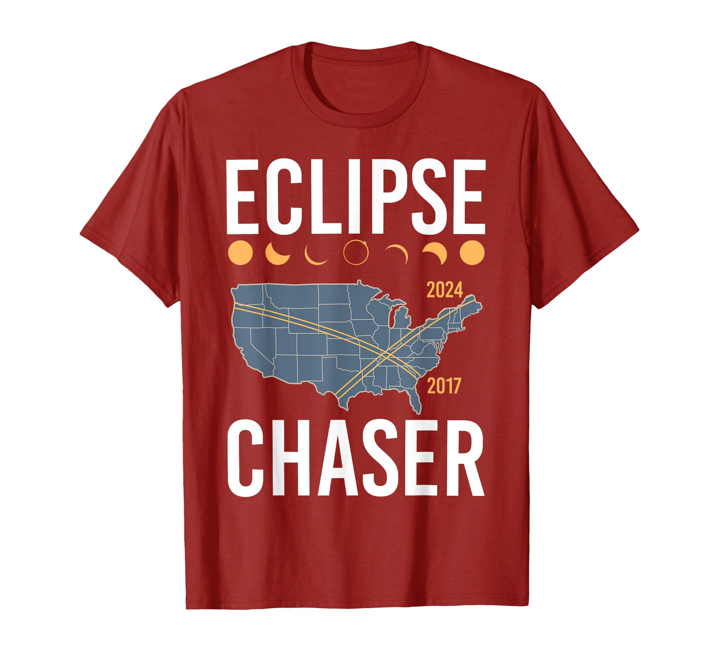 Eclipse Chaser Solar Eclipse Shirt 2024 Twice In A Lifetime T-Shirt
