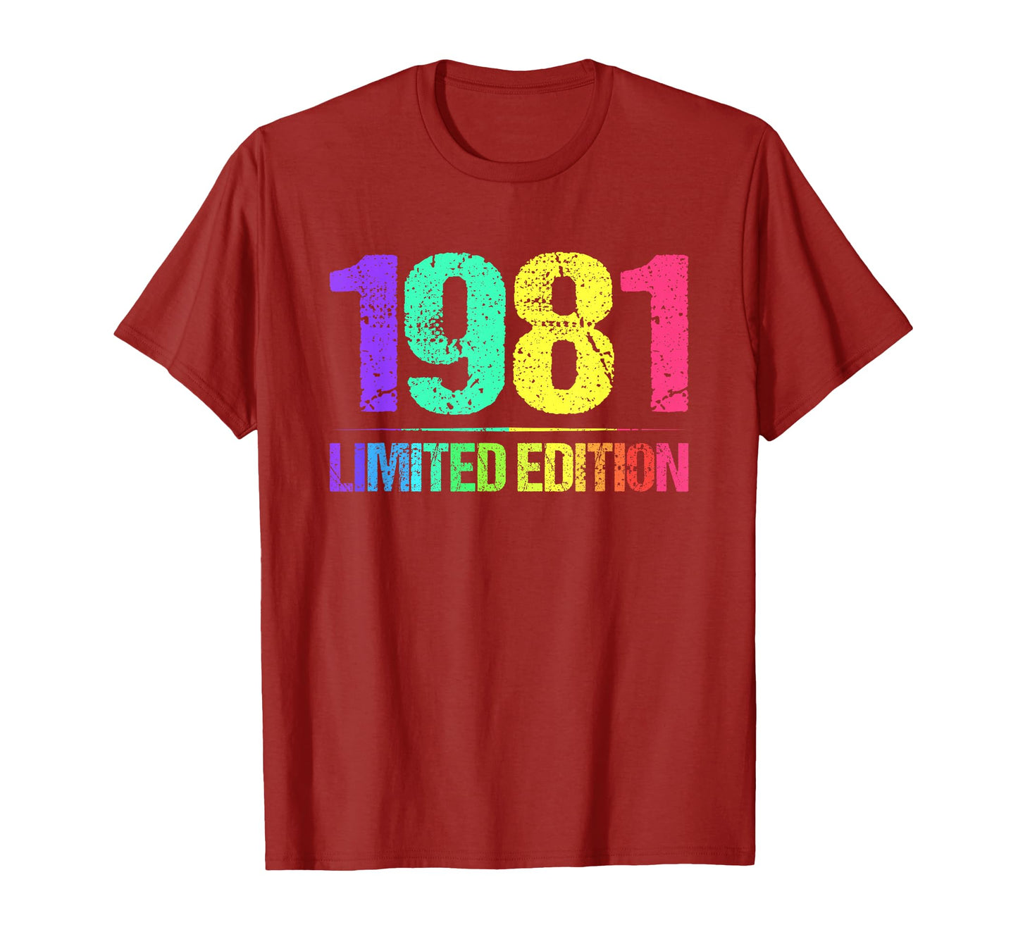 1981 Limited Edition Vintage 81s Retro Vintage T-Shirt