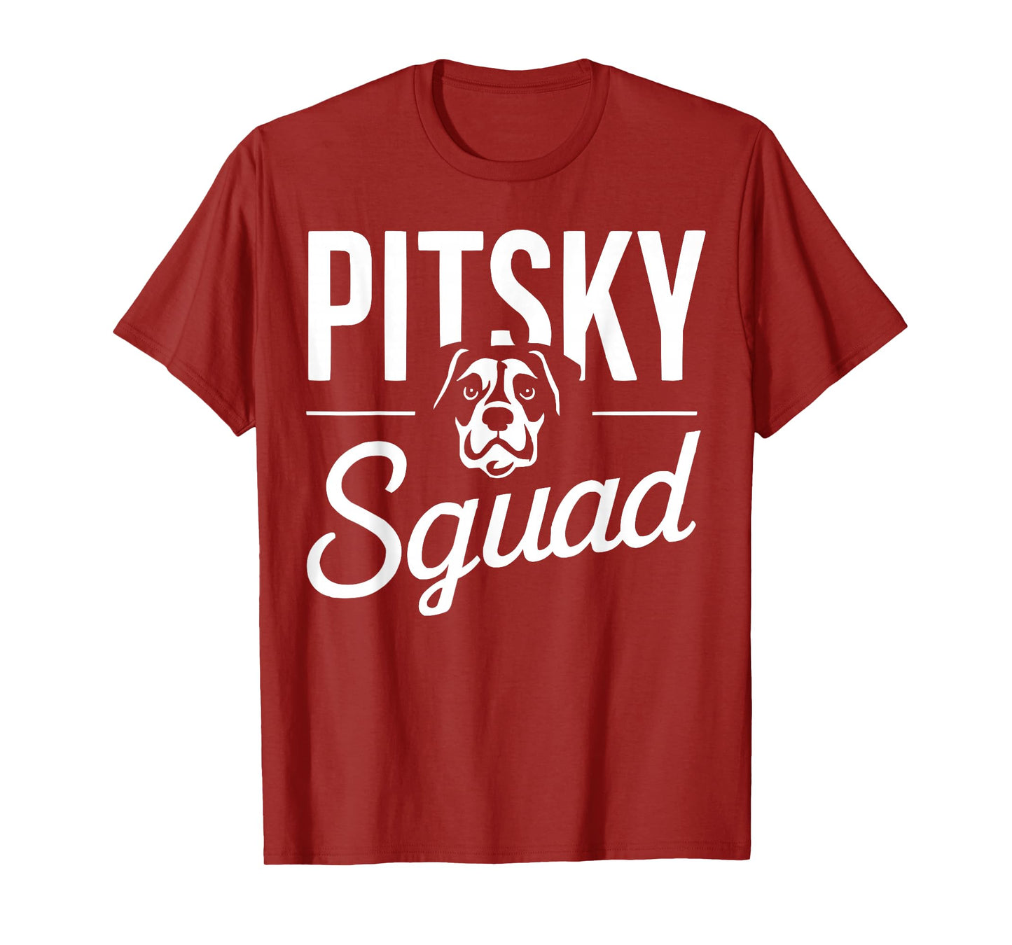 Pitsky Owner Dog Lover Puppy Pit Bull Siberian Husky T-Shirt