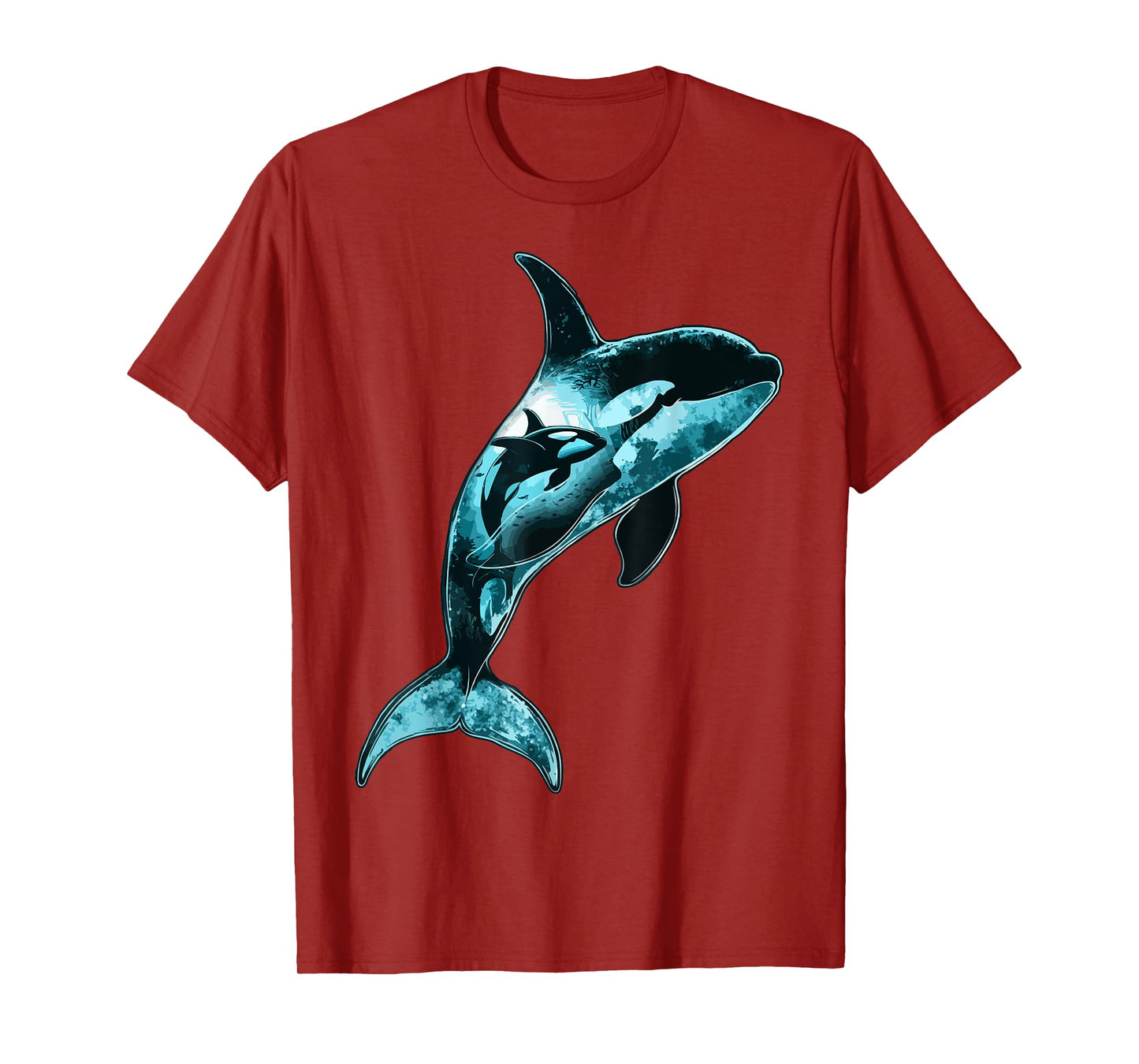 Orca Lovers Art Design Beautiful Killer Whale T-Shirt
