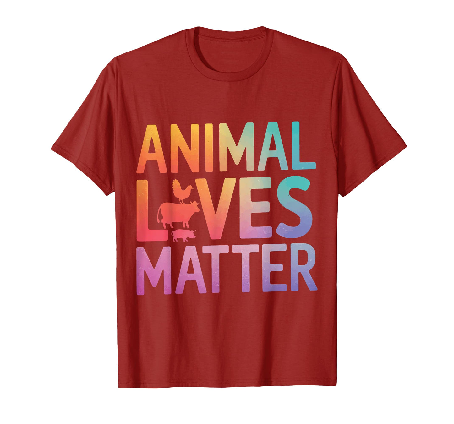 Vegetarian Animal Lives Matter T-Shirt