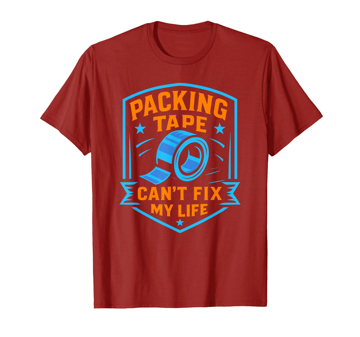 Packing Tape Can't Fix My Life Meme T-Shirt