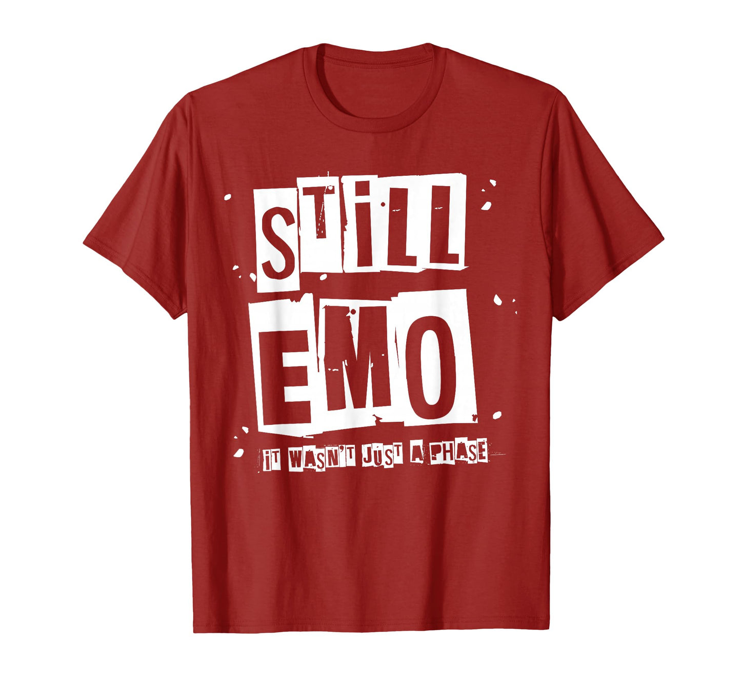 Still Emo It Wasn't Just A Phase Funny Emo Phase Punk T-Shirt