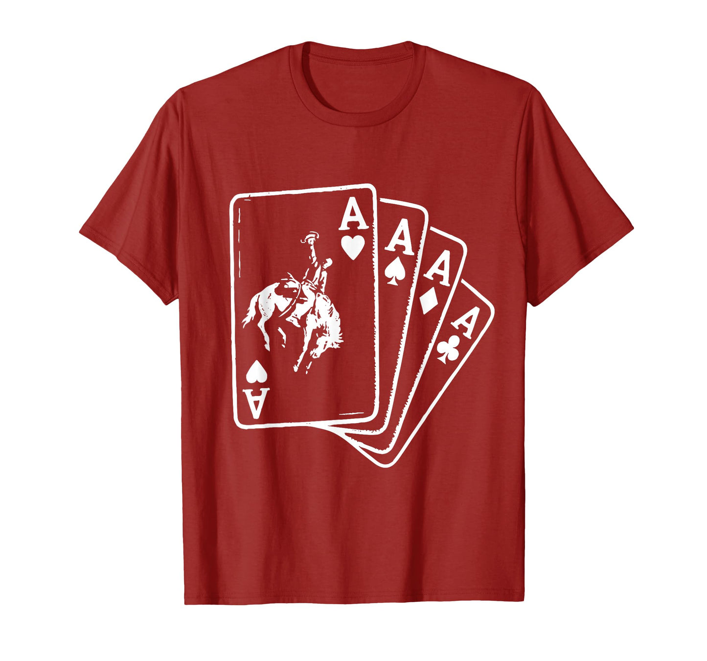 Cowboy Ace Card Western Rodeo Poker T-Shirt