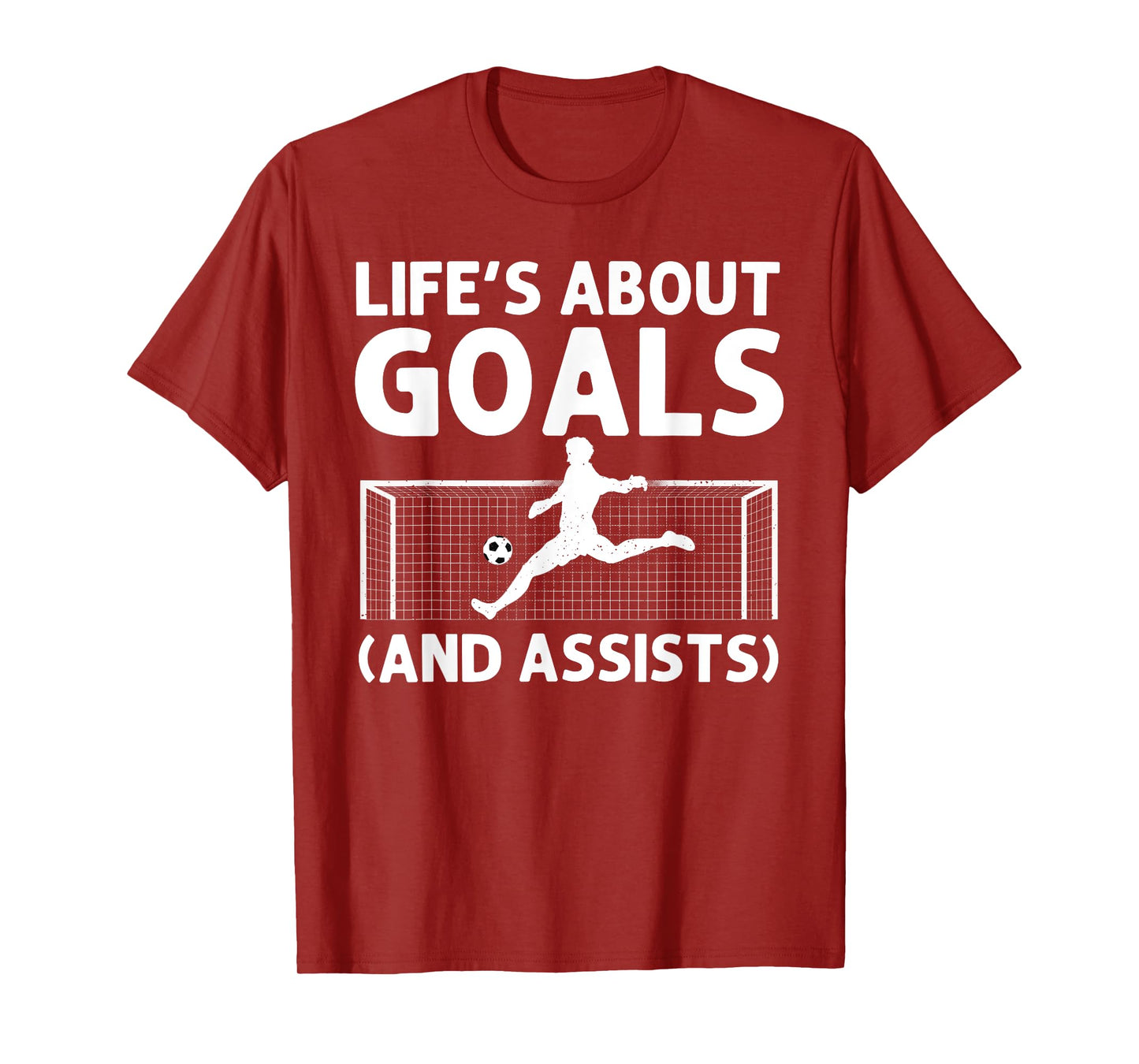 Funny Soccer Art For Boys Girls Men Women Gag Soccer Player T-Shirt