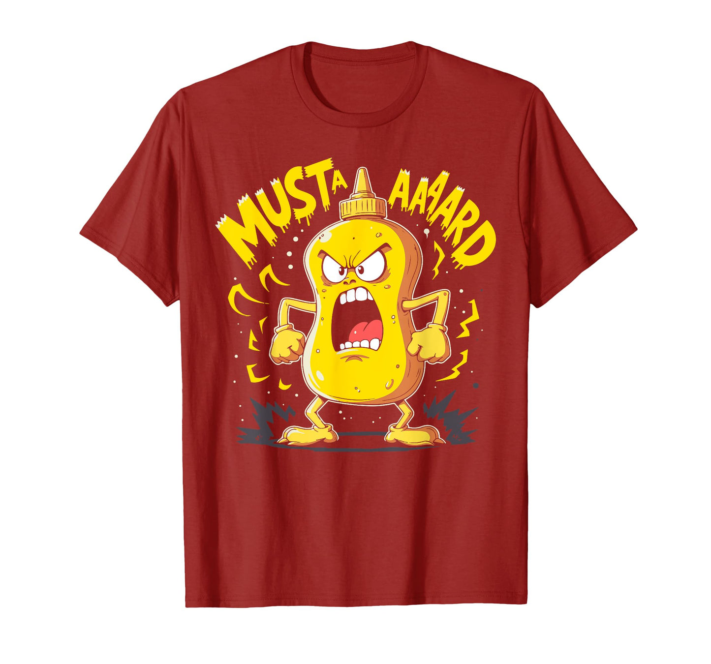 Mustard Bottle Scream – Funny Condiment Rap Humor T-Shirt