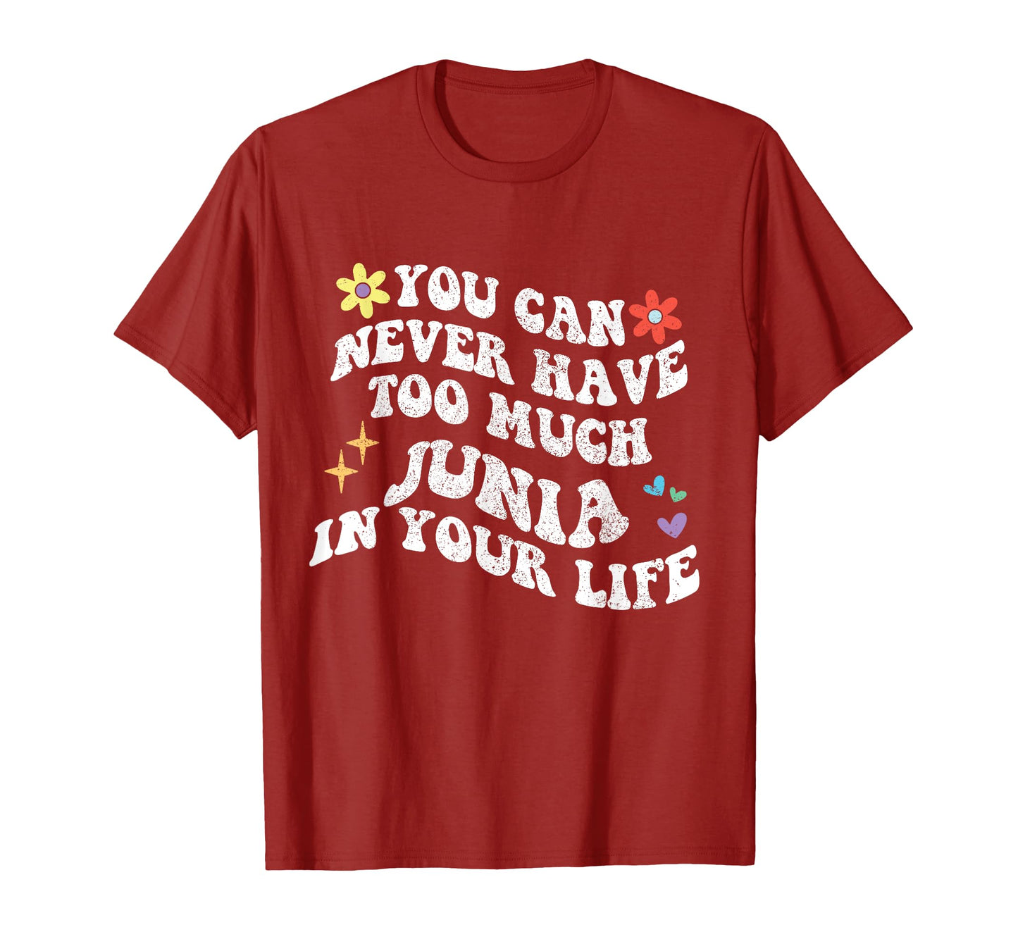 Retro Groovy You Can Never Have Too Much Junia In Your Life T-Shirt