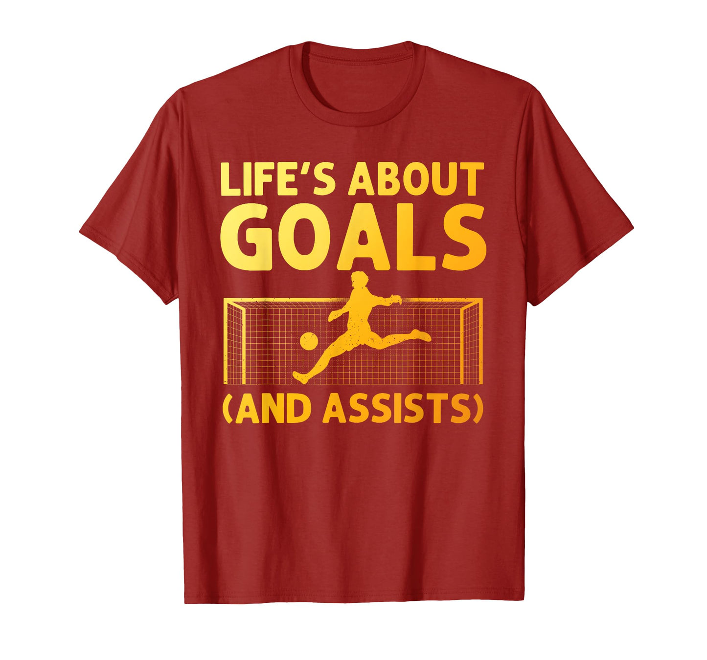 Funny Soccer Art for Boys Girls Men Women Gag Soccer Player T-Shirt