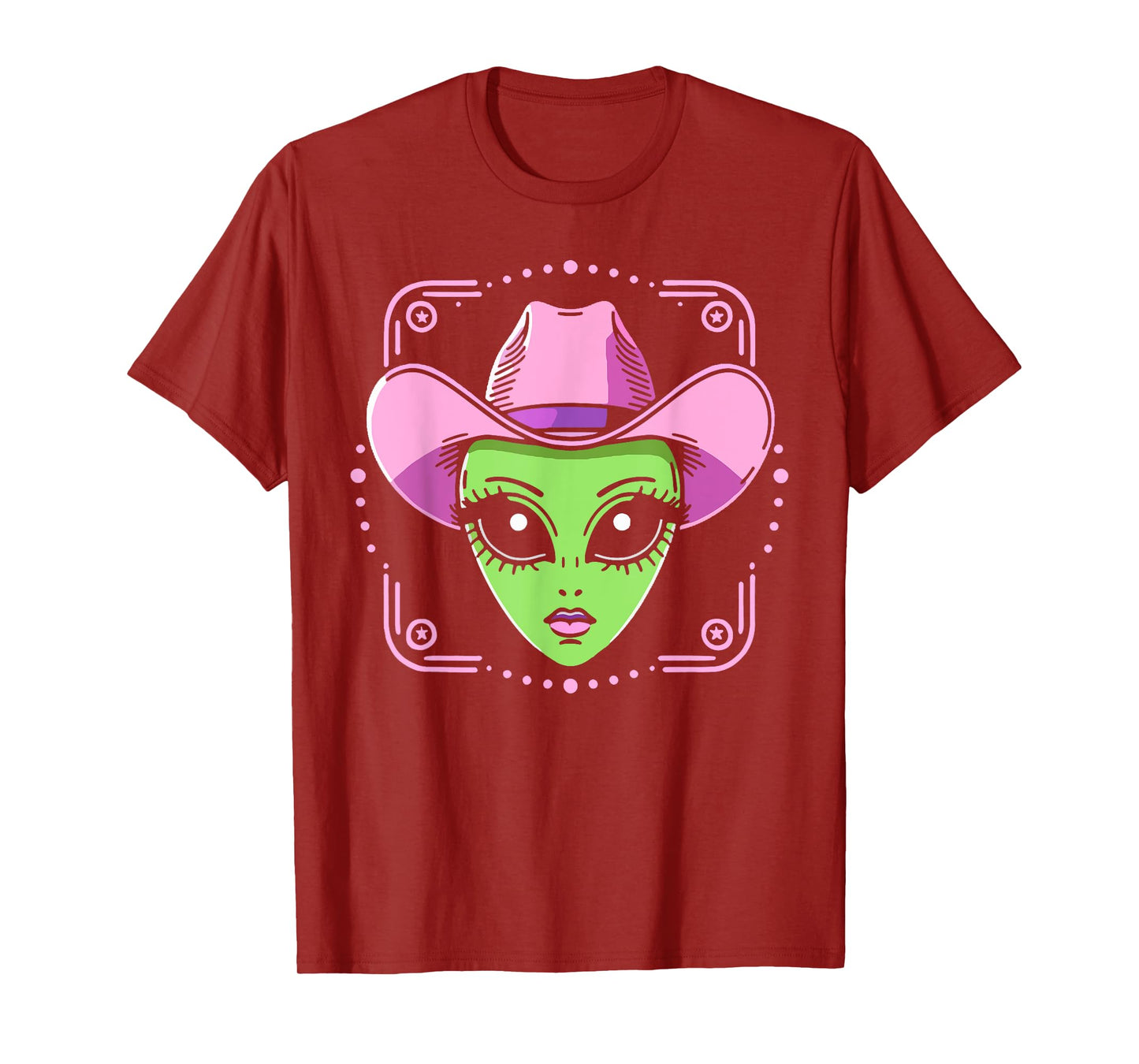 Alien Cowgirl Has Space Western UFO Howdy Rodeo Country T-Shirt