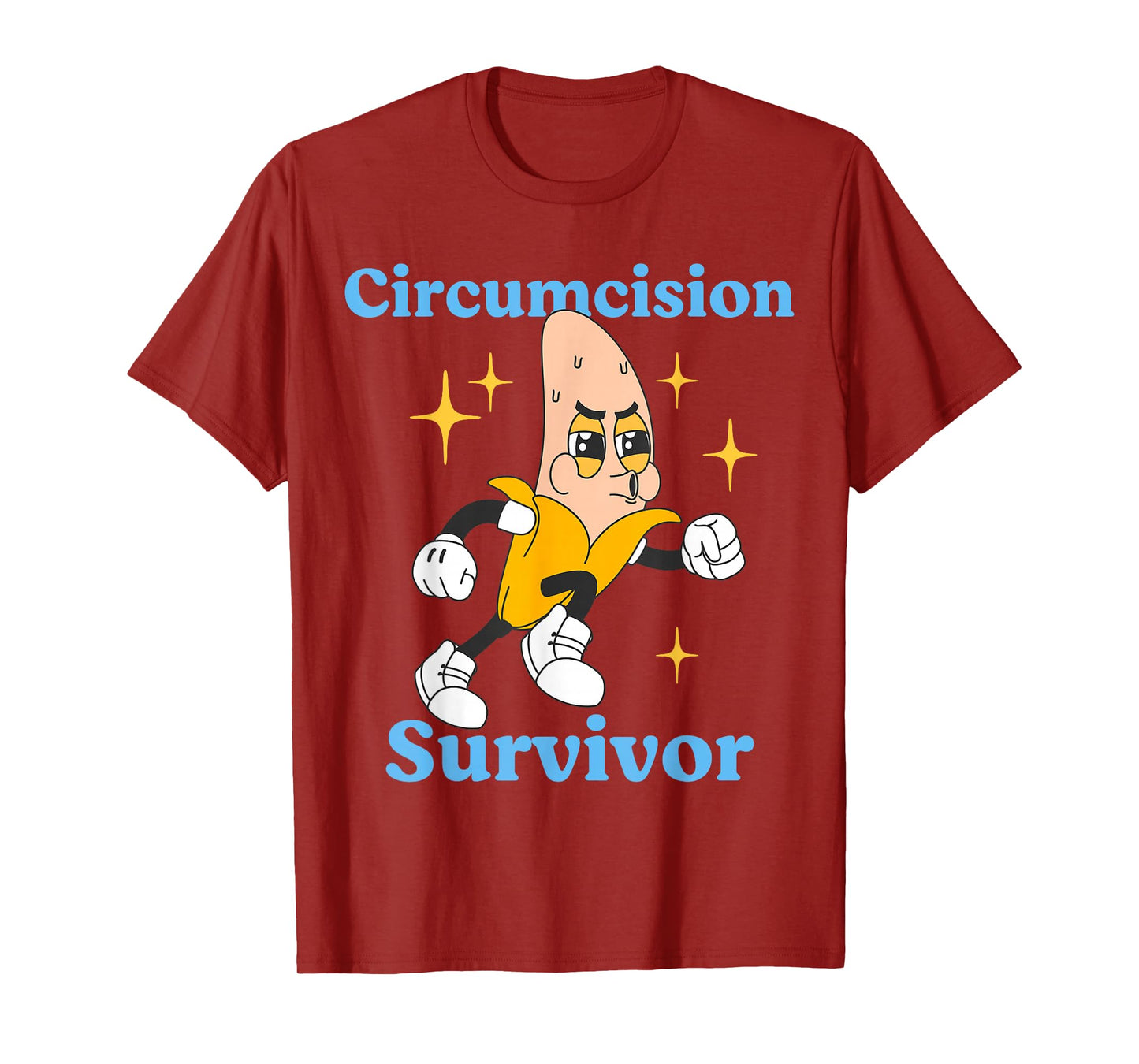 Retro Circumcision Survivor Funny Adult Humor Religious T-Shirt
