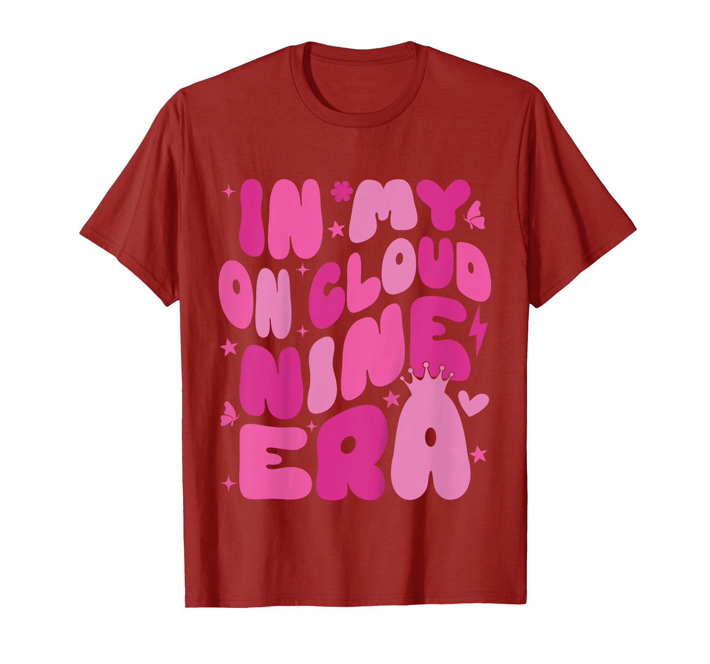In My On Cloud Nine Era 9th Birthday Decoration Party Kids T-Shirt