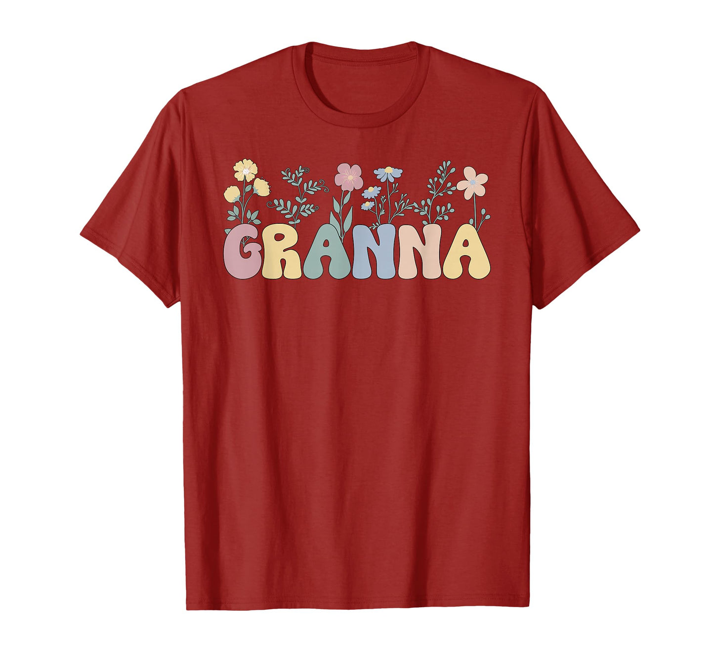 Granna Flowers Granna Grandmother Granna Grandma T-Shirt