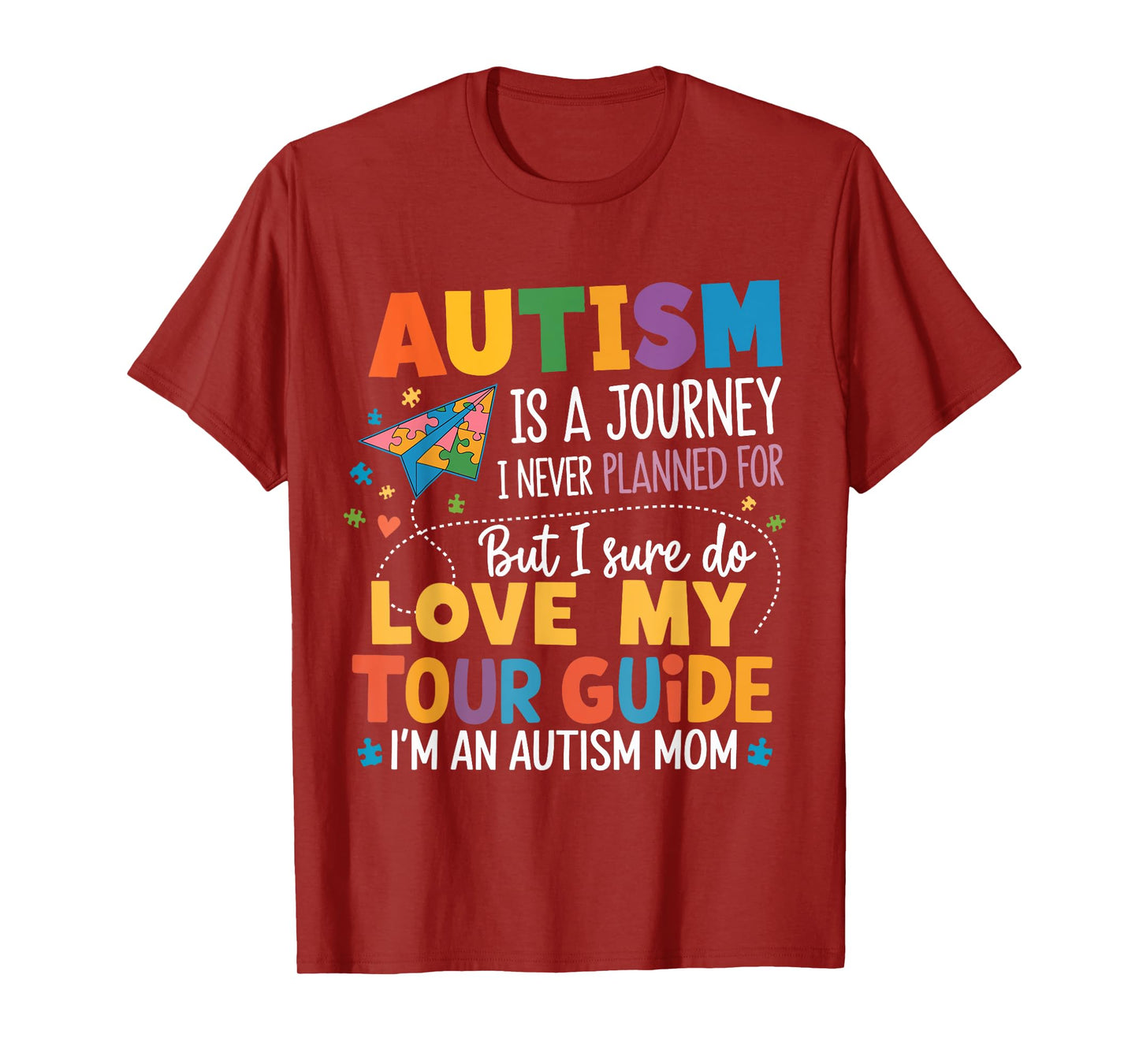 Autism Mom Awareness Autism Journey Tour Guide T-Shirt