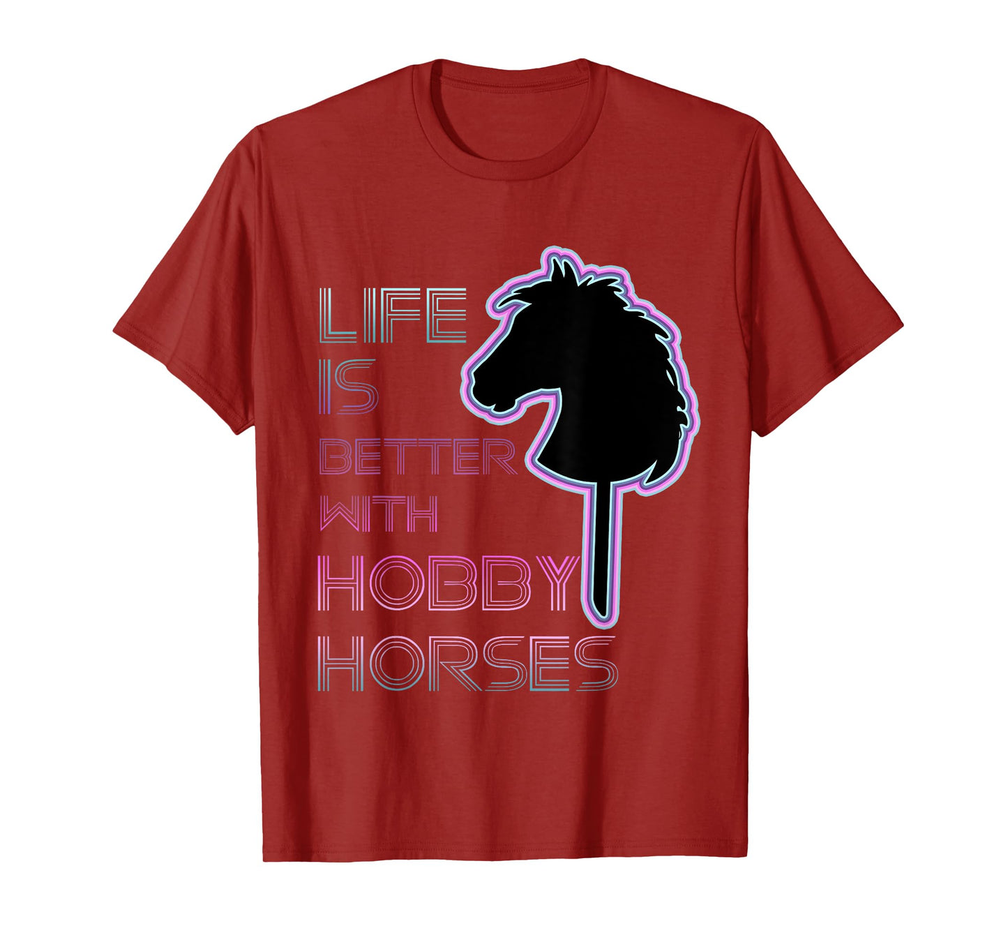 HOBBY HORSE- HOBBY HORSING- HOBBY HORSE LOVER-HORSE ON STICK T-Shirt