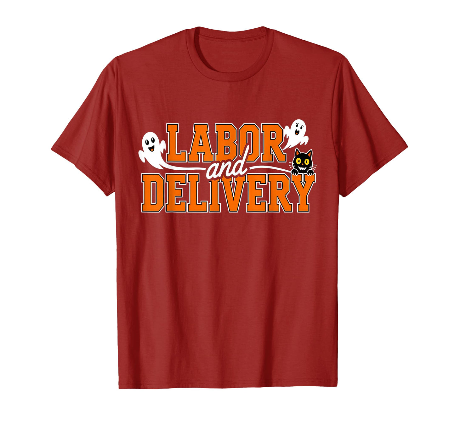 Spooky LD Nurse Shirt Labor and Delivery Squad Halloween T-Shirt