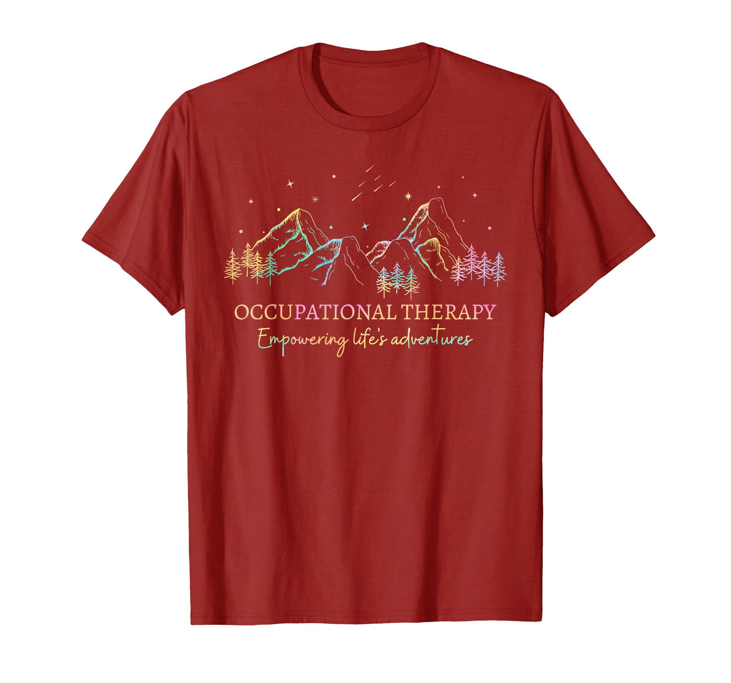 Tie Dye Occupational Therapy Empowering Life's Adventures OT T-Shirt
