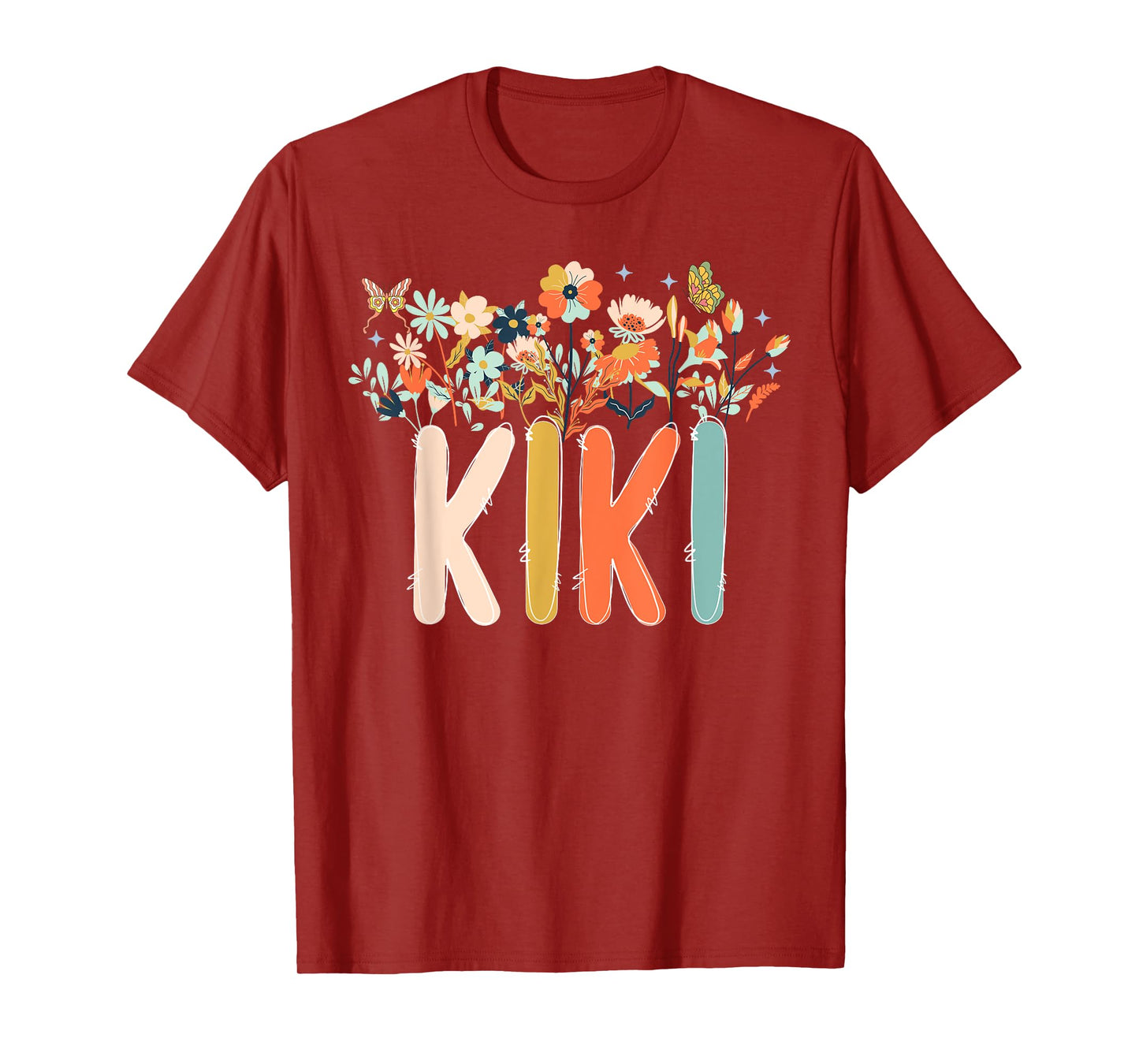 Kiki Flowers Kiki Grandmother Kiki Grandma Appreciation T-Shirt