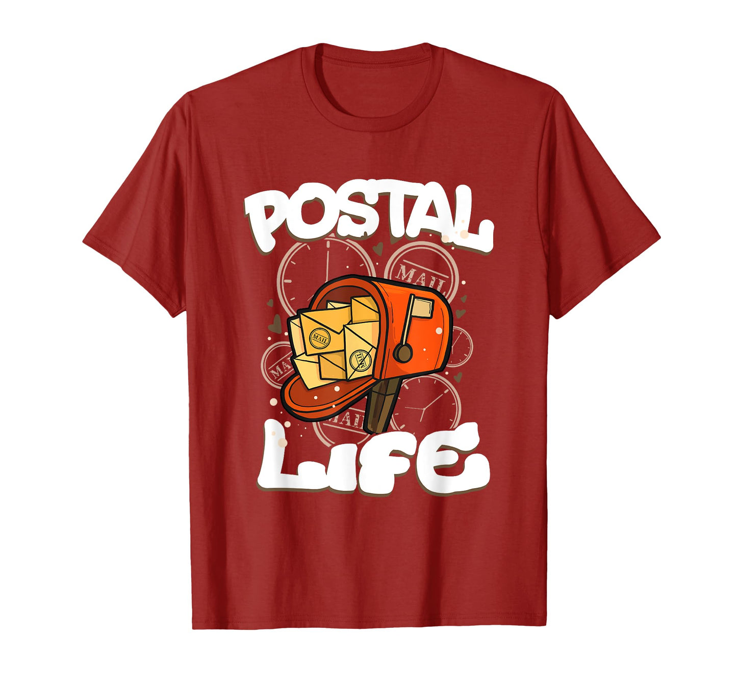 Postal Life Mail Delivering Staff Letter Carrier T-Shirt