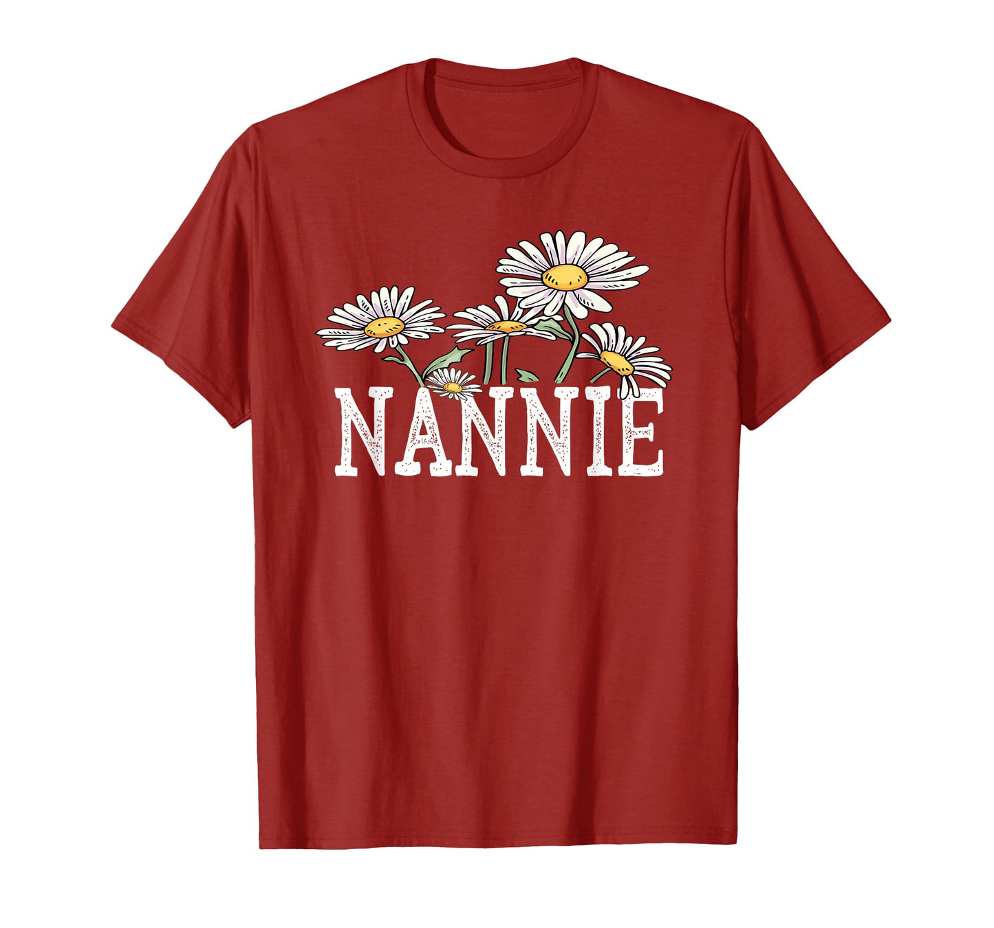 Nannie Floral Chamomile Design Mother's Day Gifts Nannie T-Shirt
