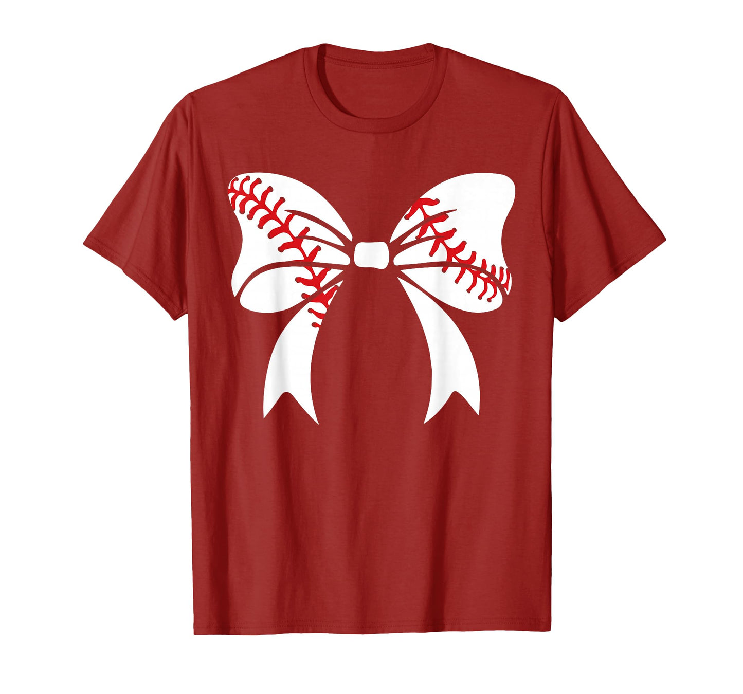 Baseball Bow Baseball Mom Mothers Day Women Baseball Mama T-Shirt