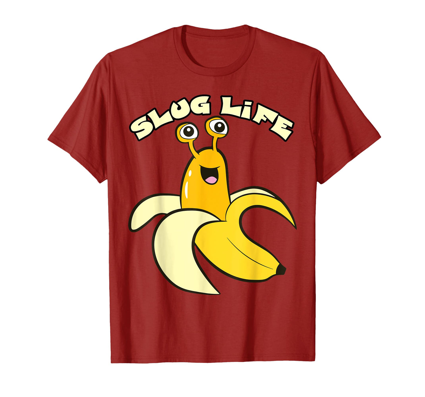 Slug Life Yellow Banana Slug Snail Lover Slug Costume Unisex T-Shirt