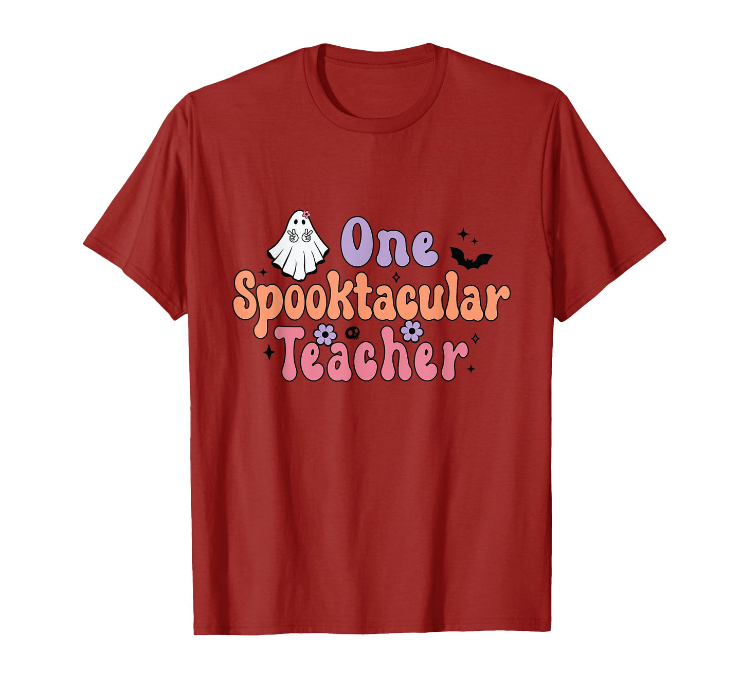 Halloween One Spooktacular Teacher Men Women T-Shirt