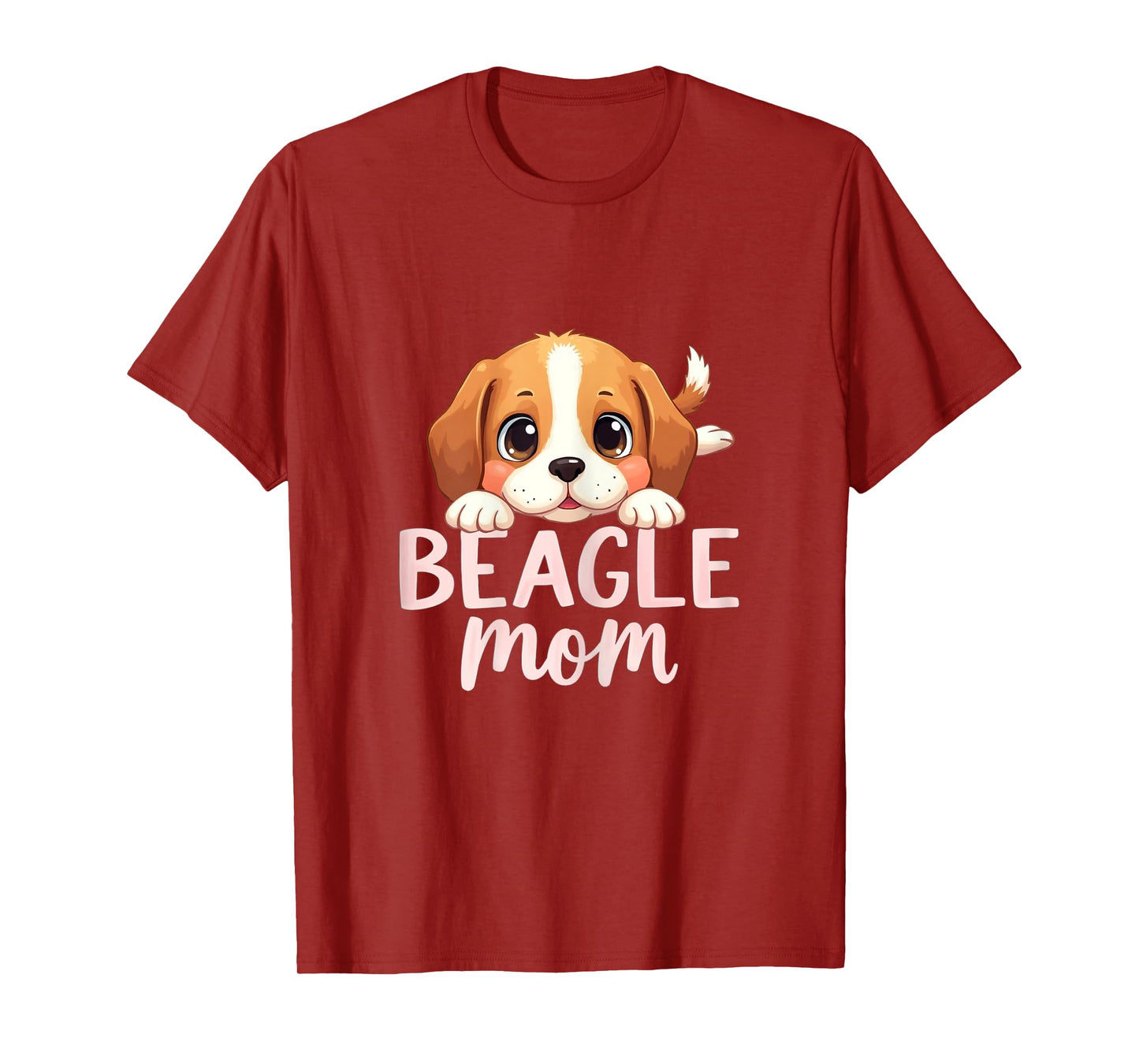 Beagle Mom Dog Beagle Mama Cute Puppy Women T-Shirt