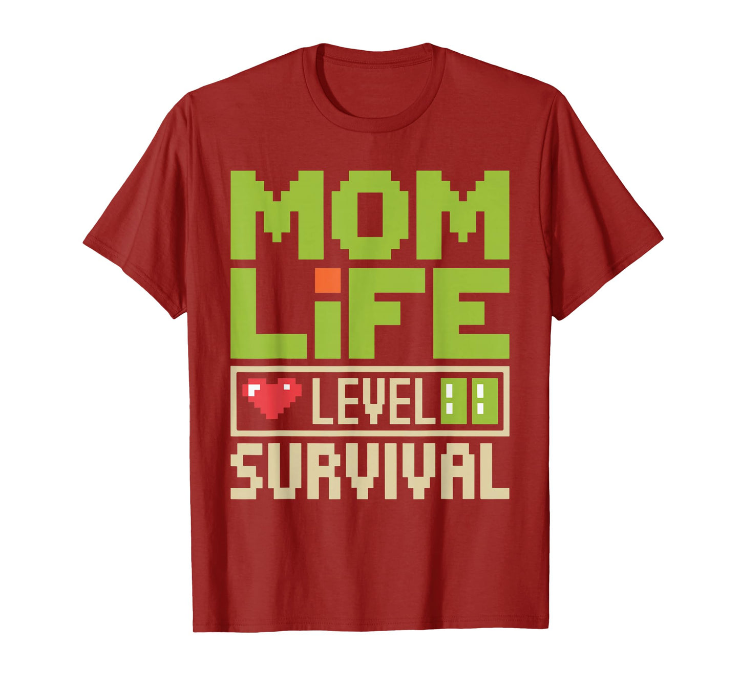Survival Mode Mom Apparel Level Up Mom Life T-Shirt