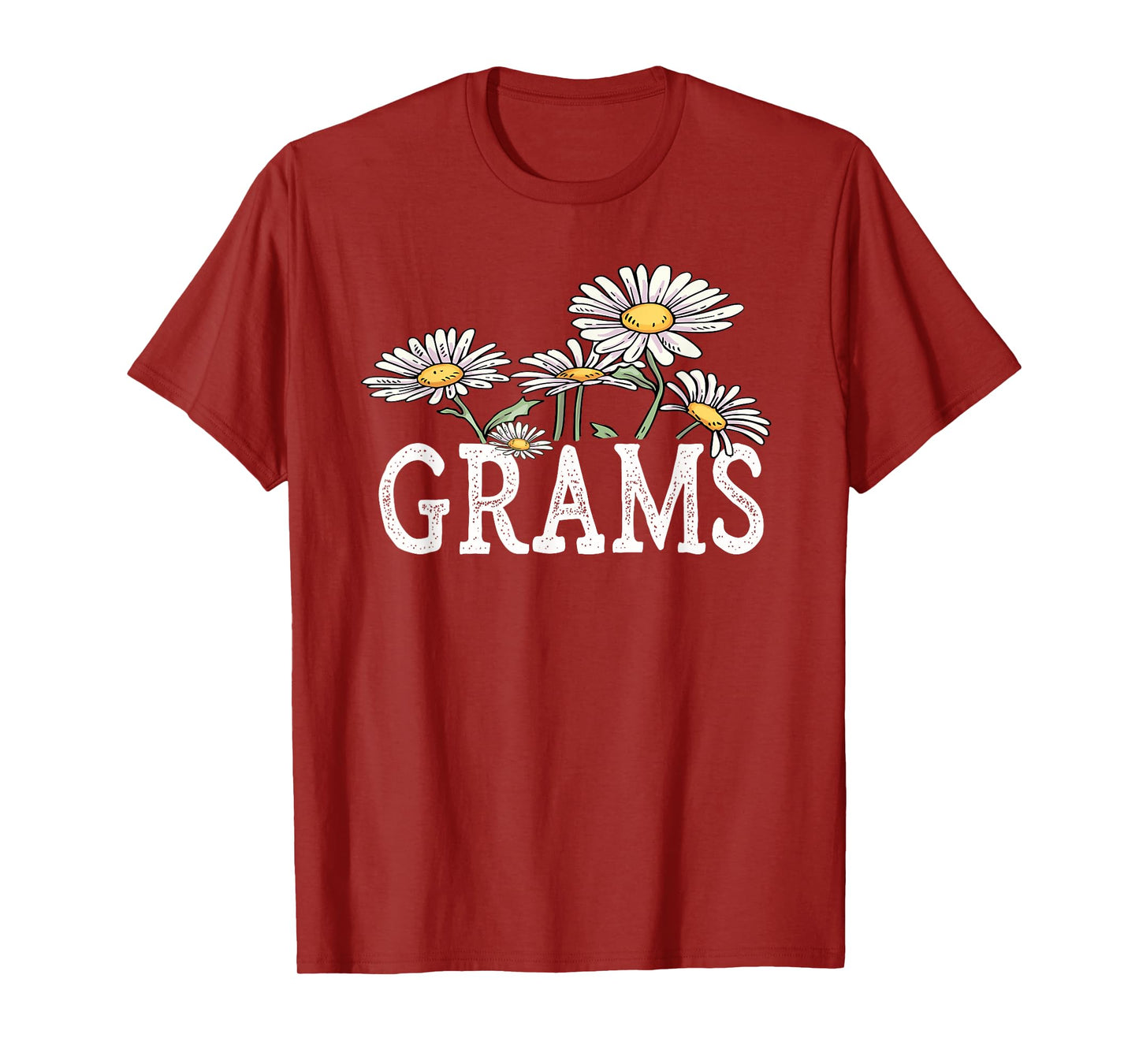 Grams Floral Chamomile Design Mother's Day Gifts Grams T-Shirt