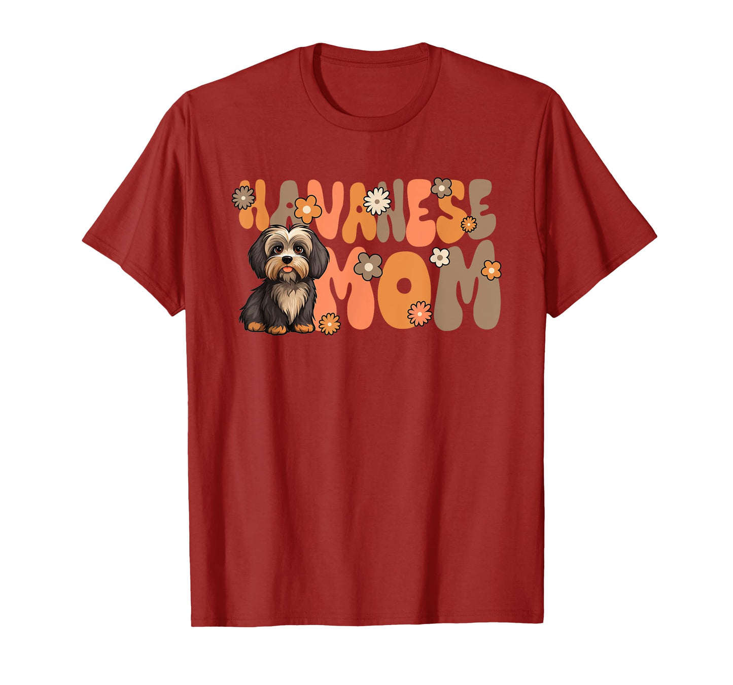 Havanese Groovy World's Best Havanese Mom T-Shirt