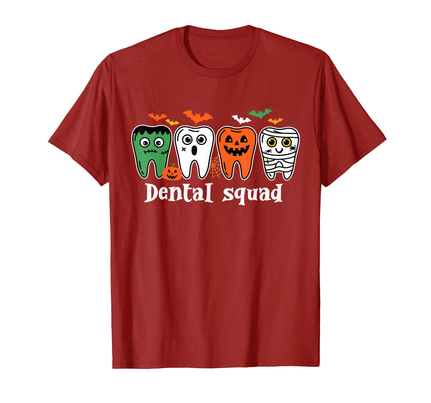 Funny Dental Spooky Squad Costume Denstist Halloween T-Shirt