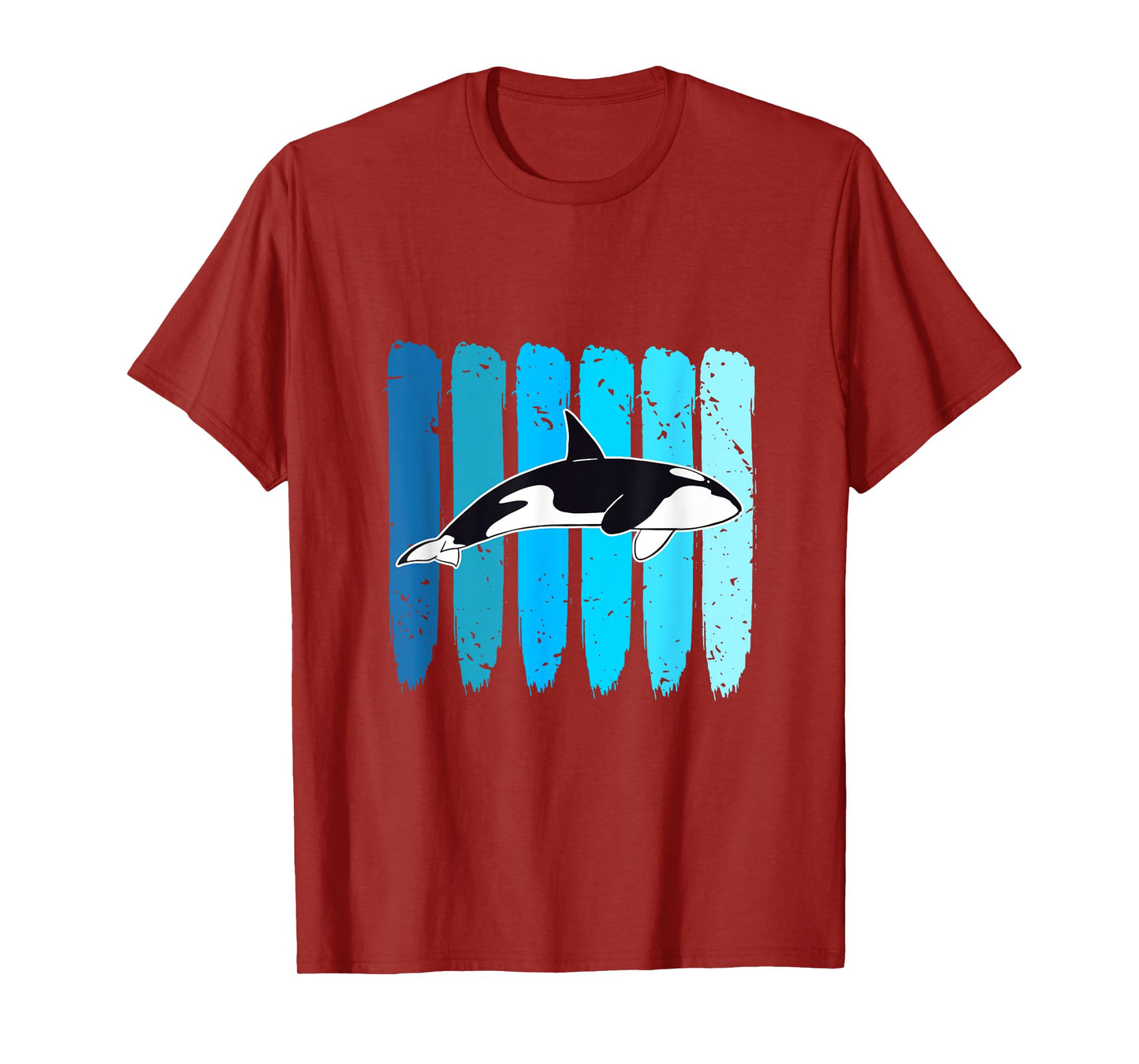 Orca Whale Cetacean Lover Ocean Animal Retro Whale T-Shirt
