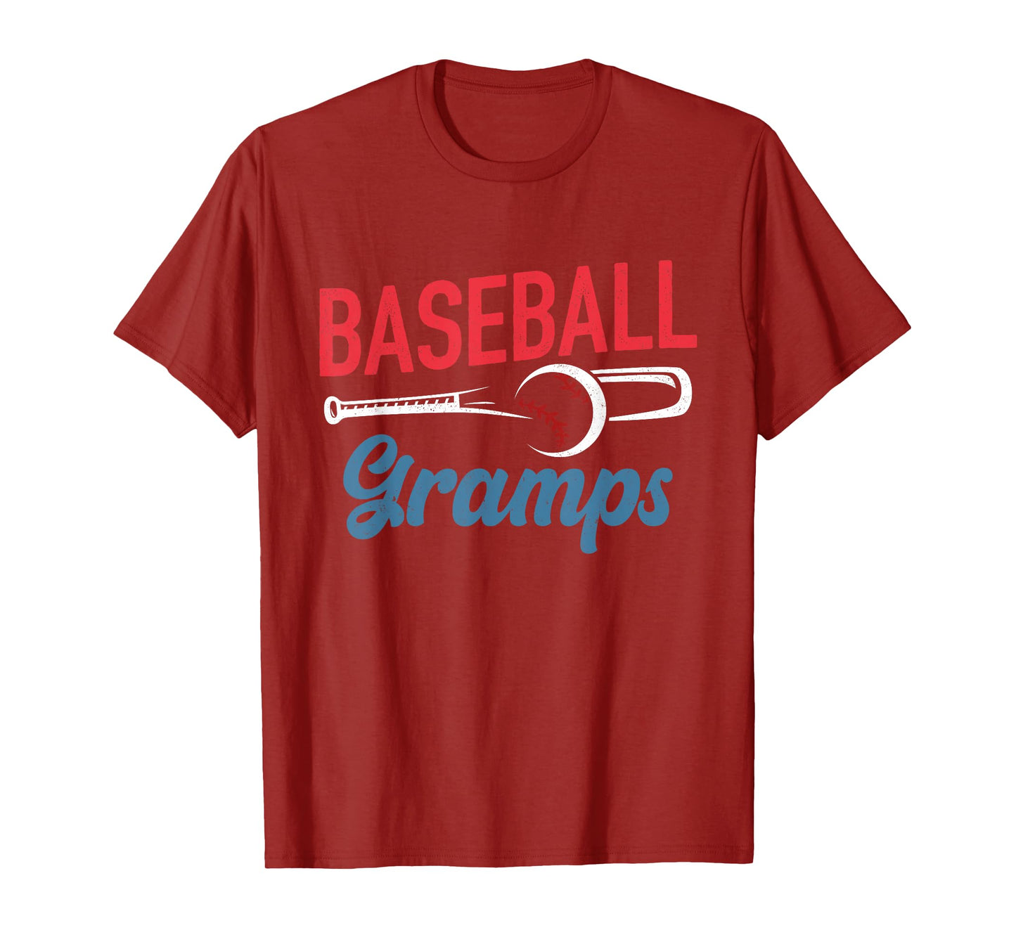 Baseball Gramps Life Happy Father's Day Dad Grandpa Men T-Shirt