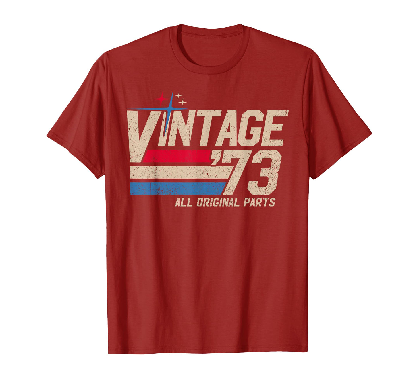 Vintage '73 Retro 52nd Birthday for Men Dad USA Since 1973 T-Shirt