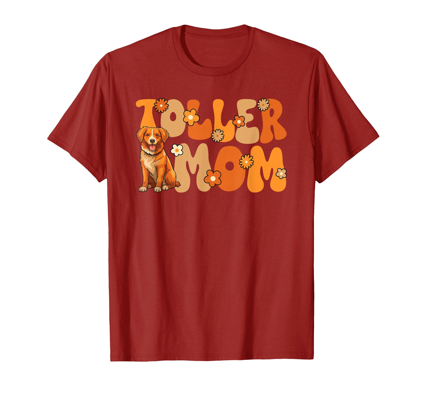 Nova Scotia Duck Tolling Retriever World's Best Toller Mom T-Shirt