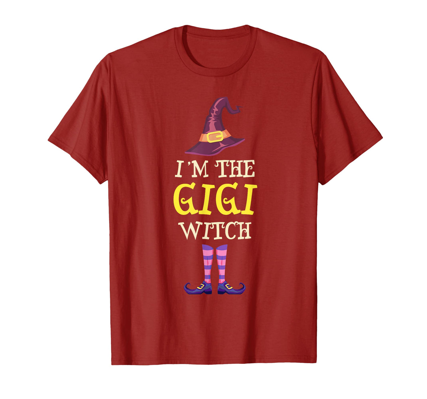 I'm The Gigi Witch Costume Halloween Funny Witchy T-Shirt