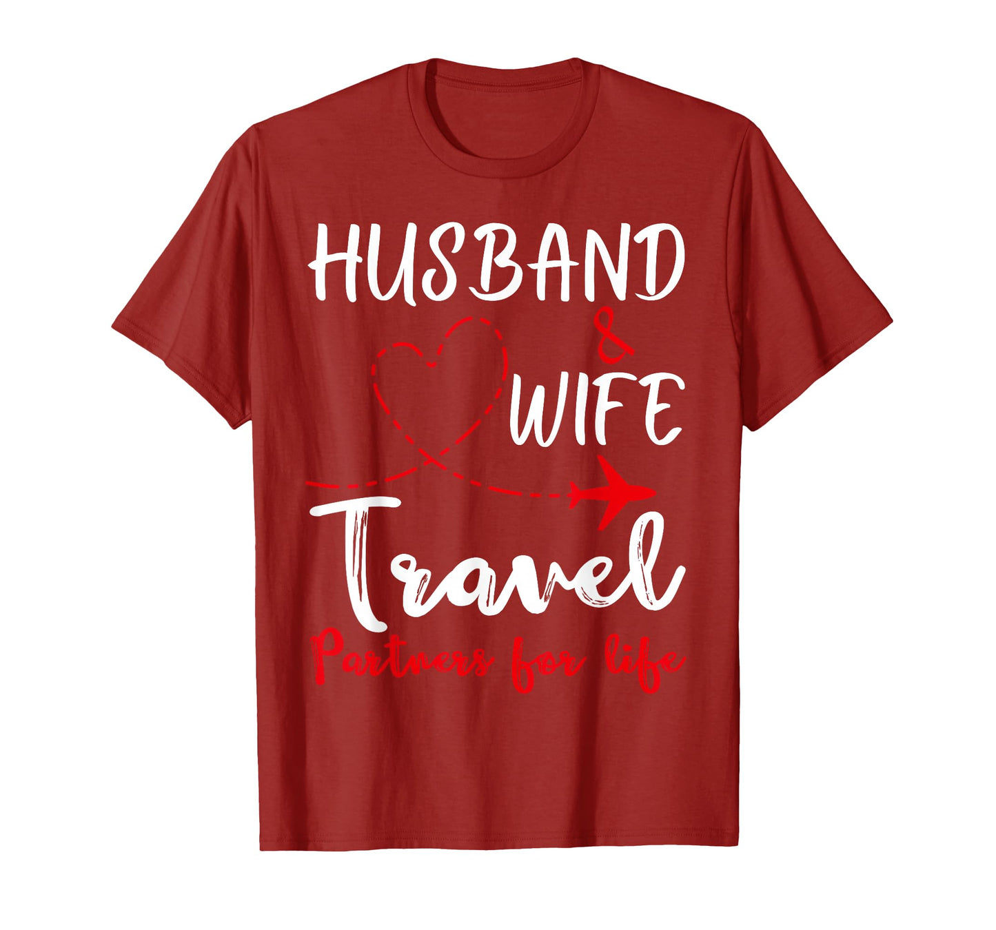 Husband And Wife Travel Partners For Life Couple Matching T-Shirt